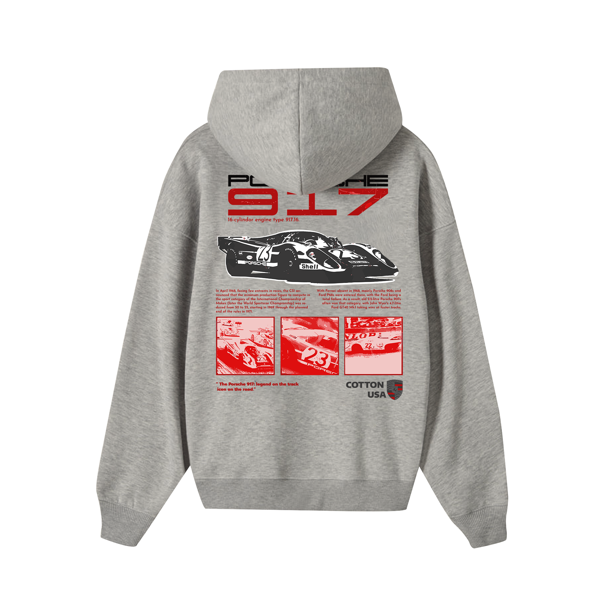 Porsche 917 16-Cylindor Hoodie