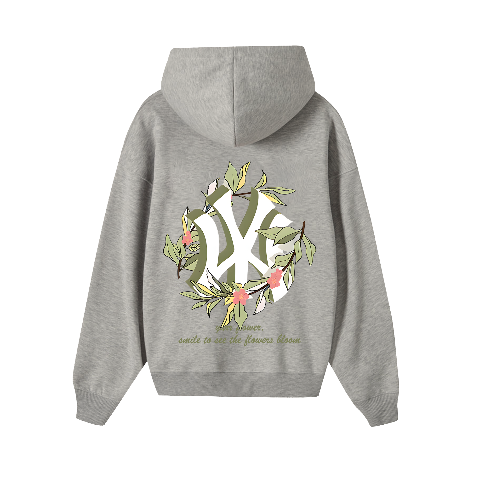 MLB Floral Green Floral New York Hoodie