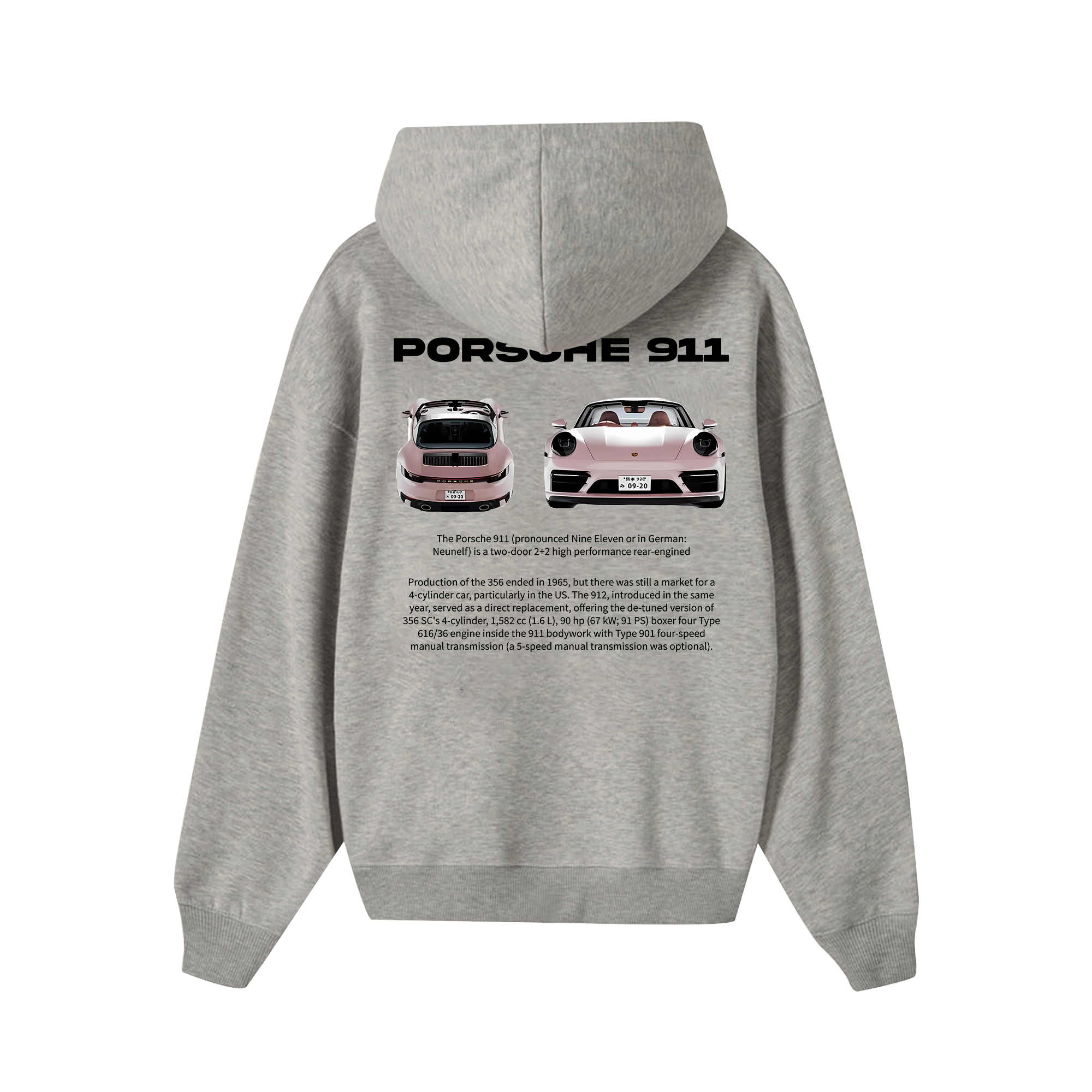 Porsche 911 Pear Pink Hoodie