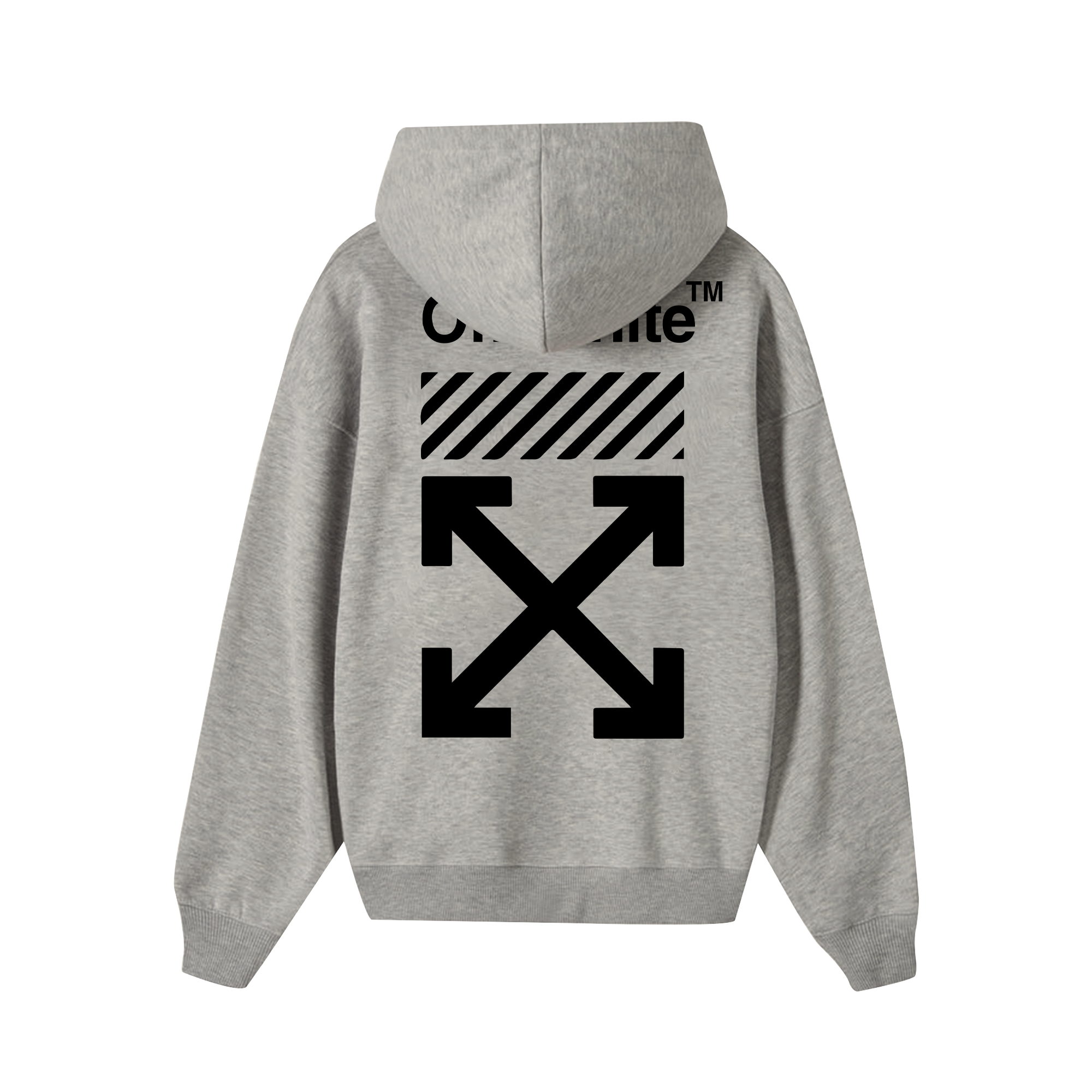 Off White Basic Logo Hoodie