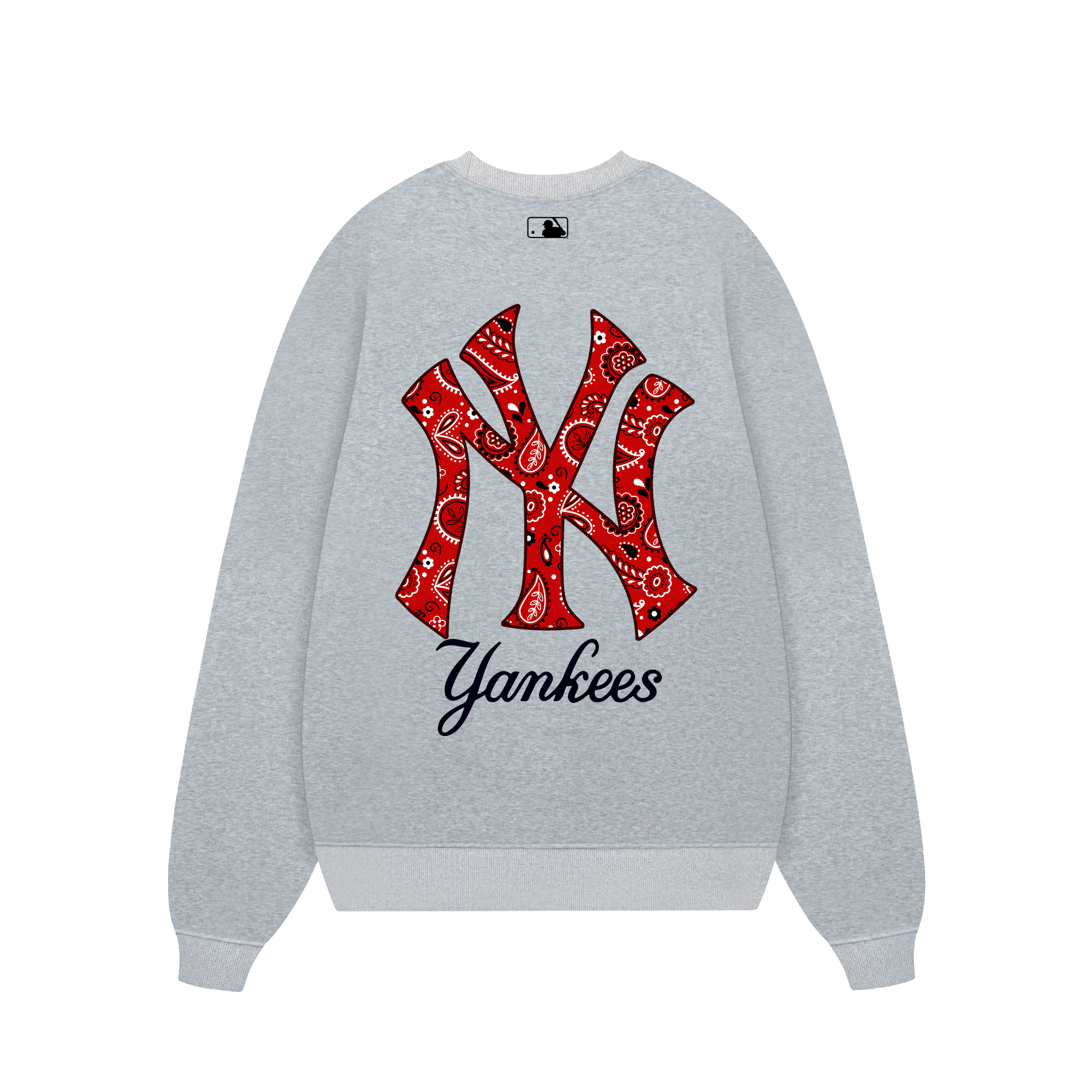 MLB Floral Red Logo Yeankees Sweater