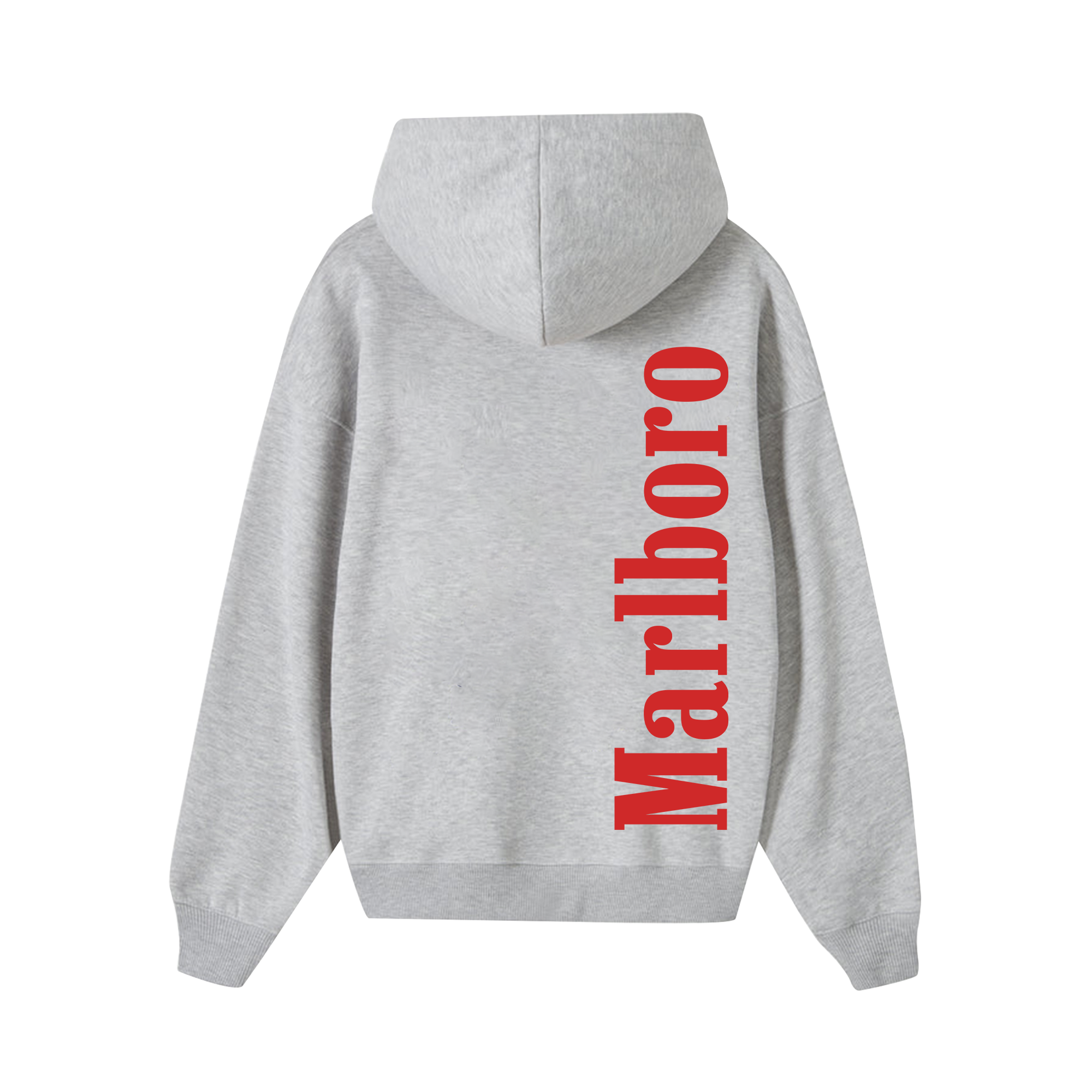 Marlboro Red Typo Logo Hoodie