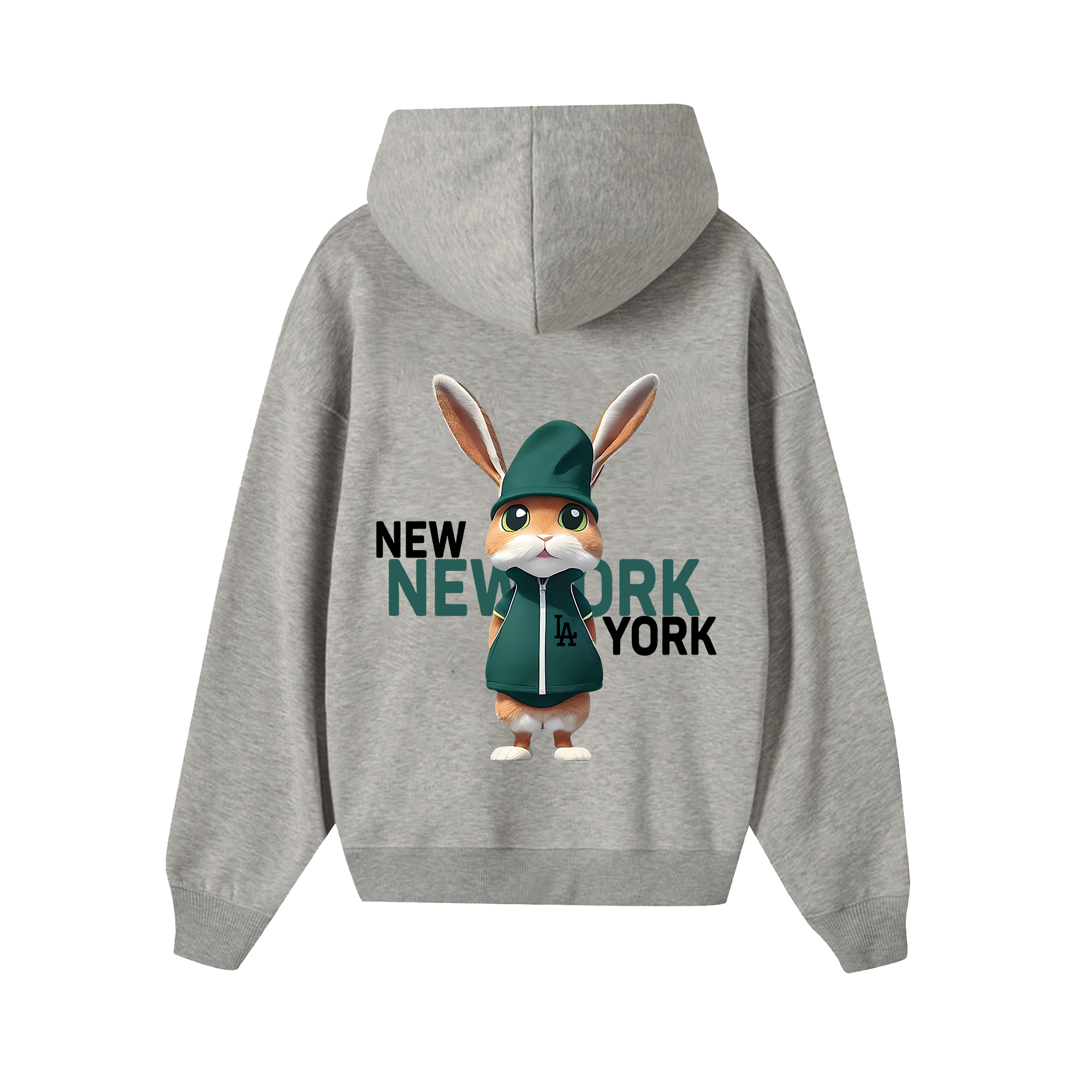 MLB Floral Green Rabbit Hoodie