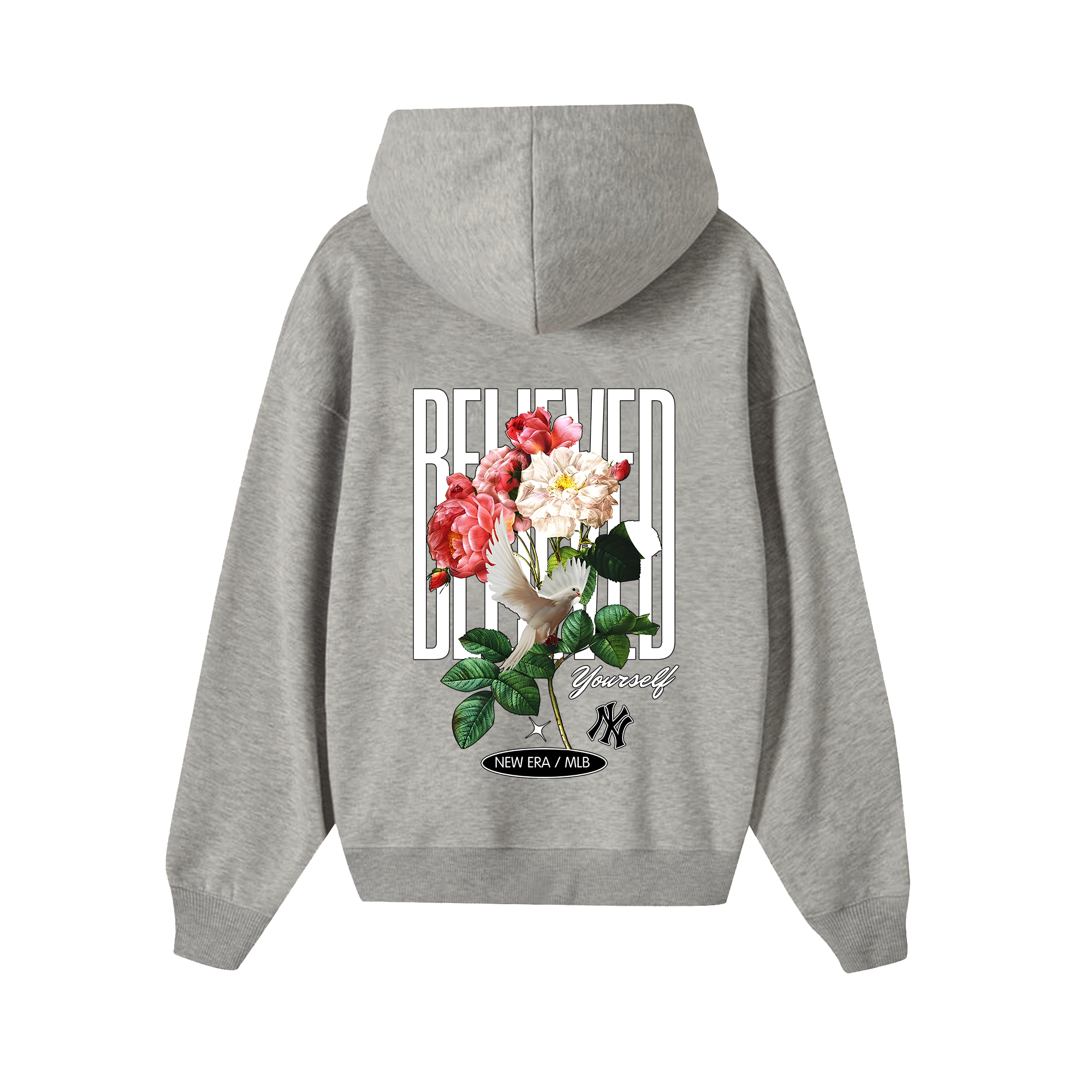 MLB Floral Bleived Yourself  Hoodie