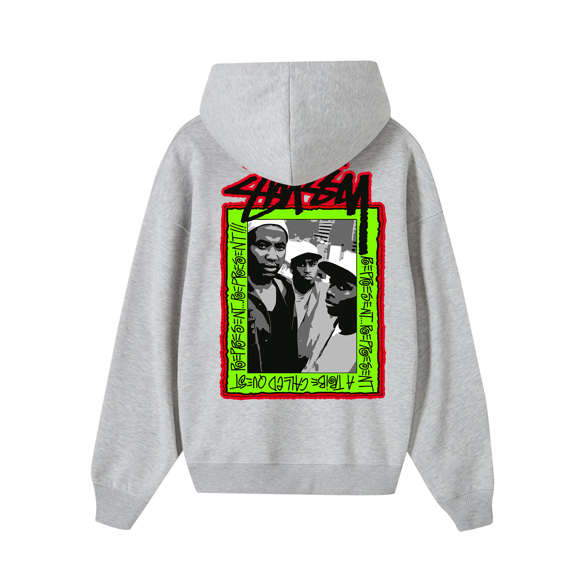 Stussy x A Tribe Called Quest Crewneck Draw Hoodie