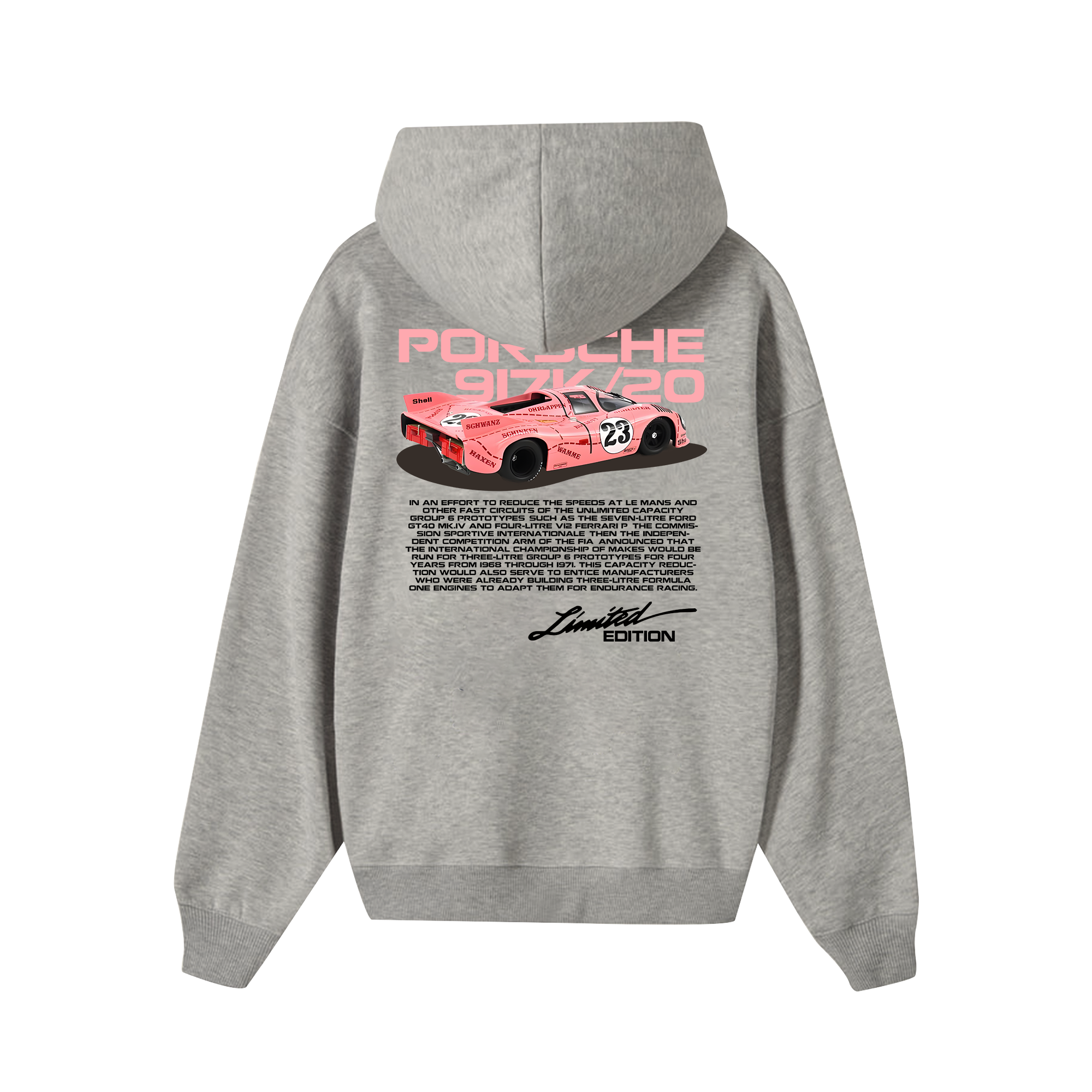 Porsche 917K Pink Pig Hoodie