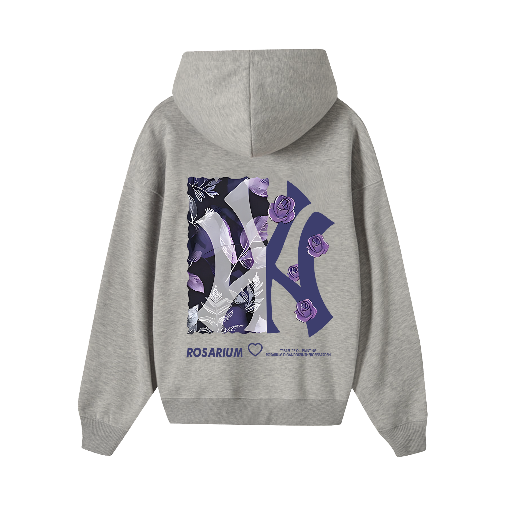 MLB Floral Purple Rose Rosarium Hoodie