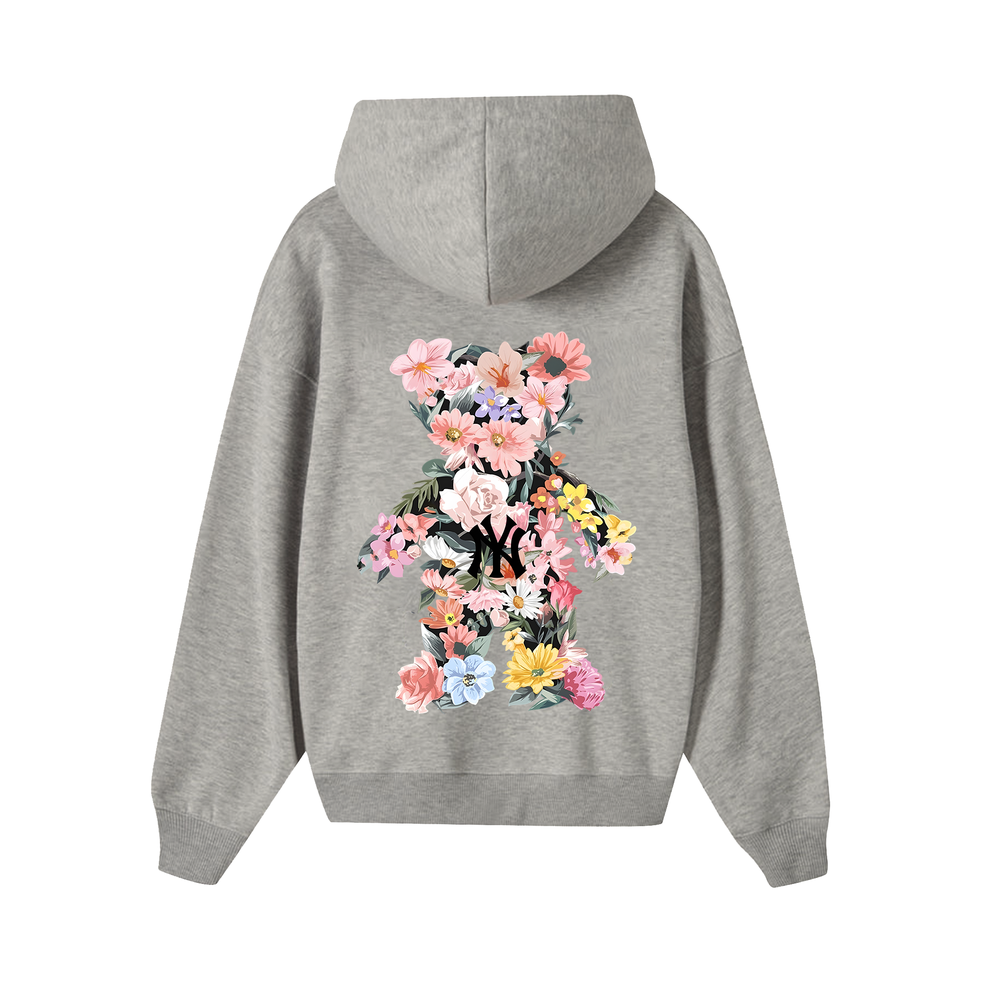 MLB Floral Teaddy Bear Flower Hoodie