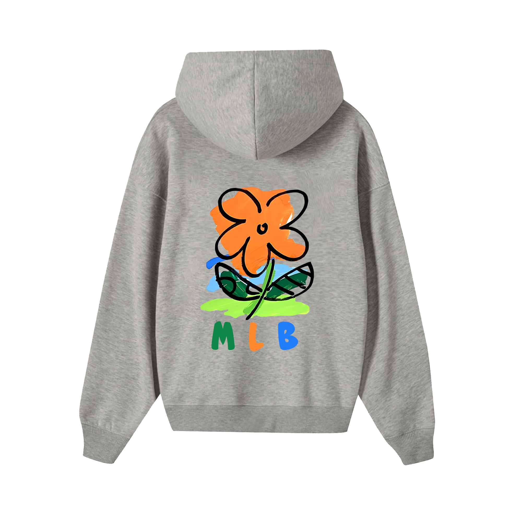 MLB Floral Cute Flower Crayon Hoodie