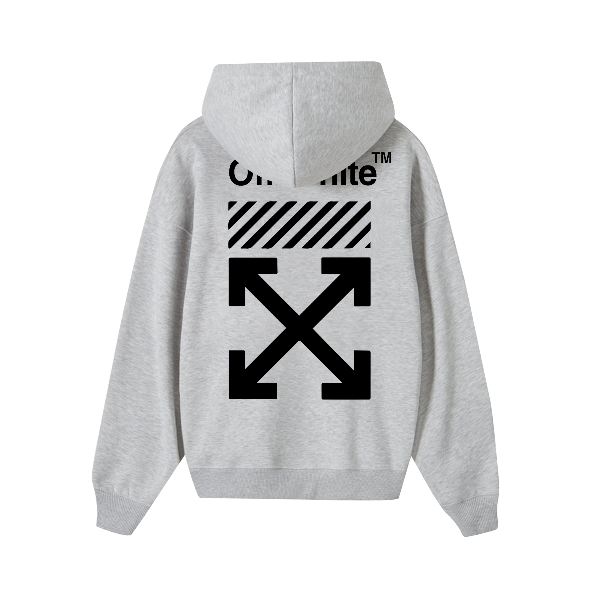 Off White Basic Logo Hoodie