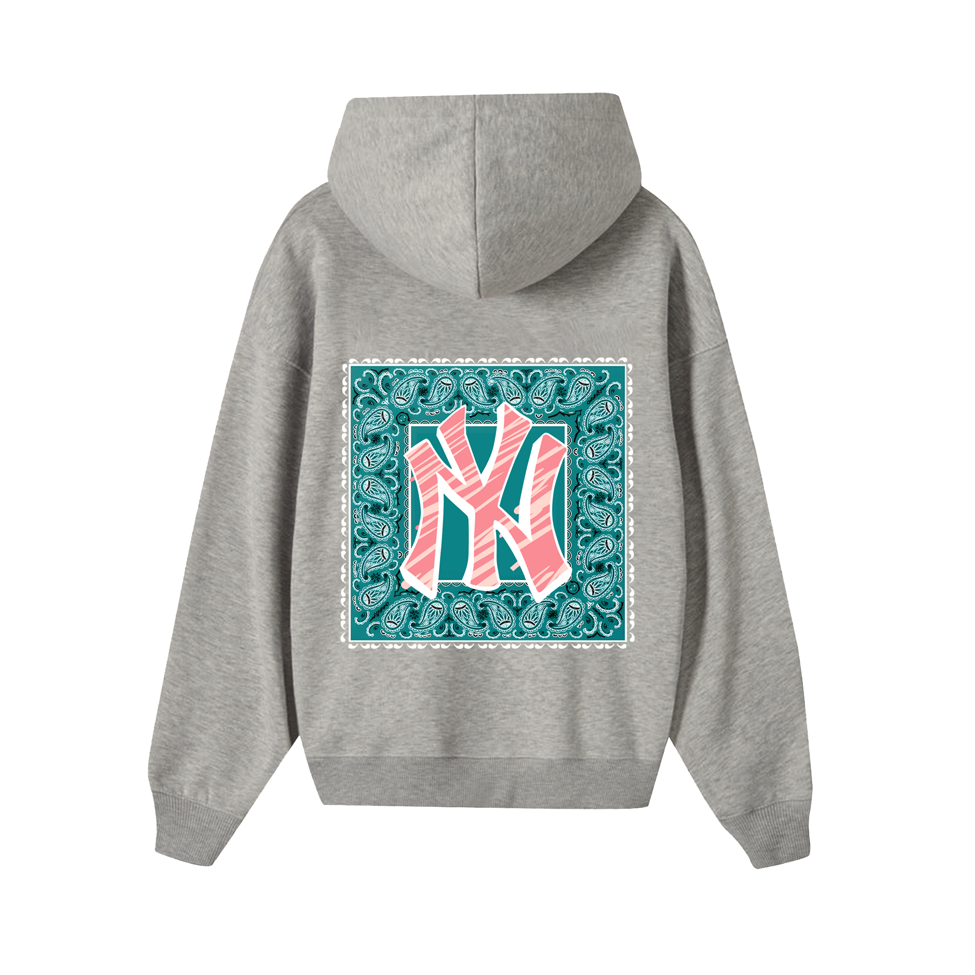 MLB Floral Pastel Bandana Hoodie