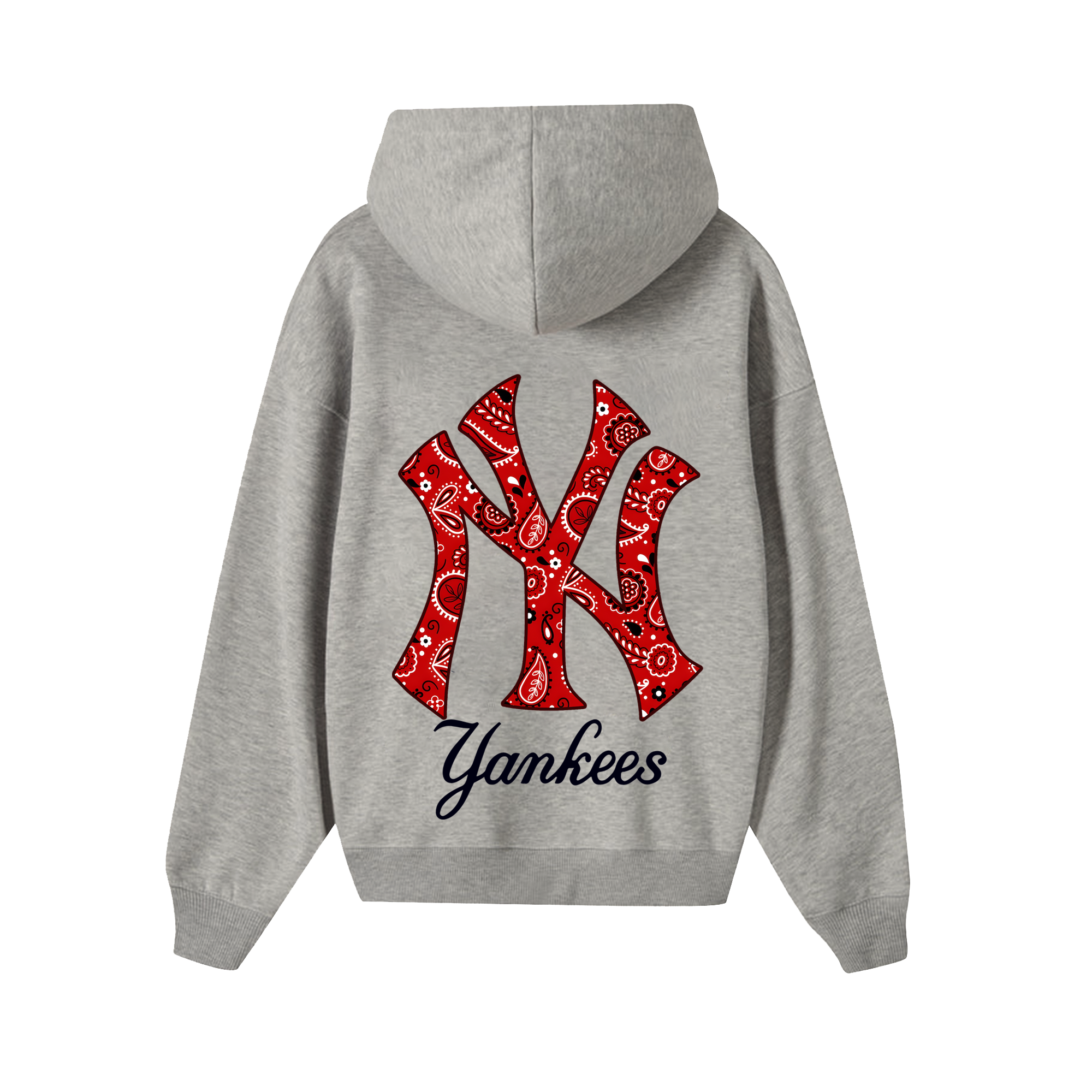 MLB Floral Red Logo Yeankees Hoodie