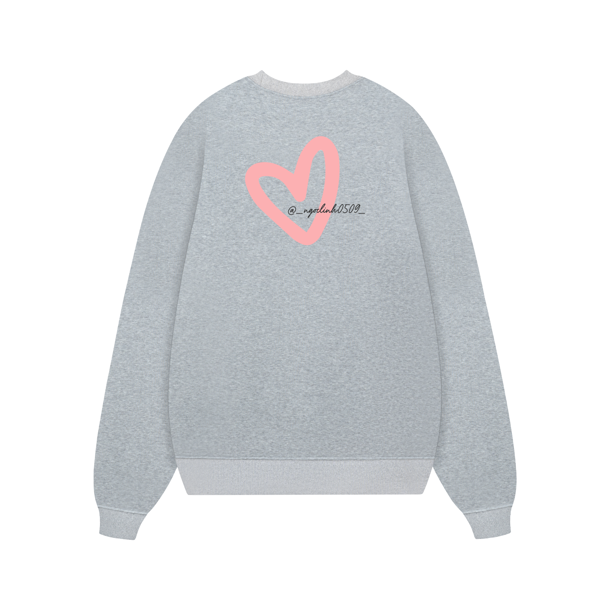 Custom Couple Heart Instagram Sweater