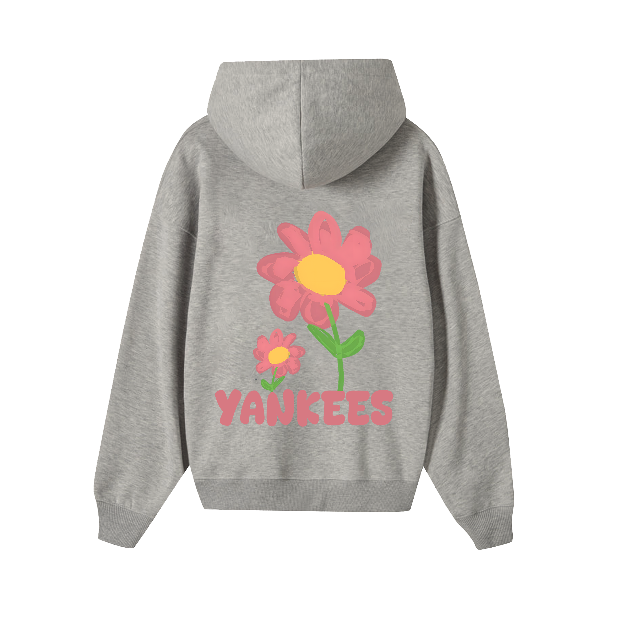 MLB Floral Yankees Pink Flower Hoodie