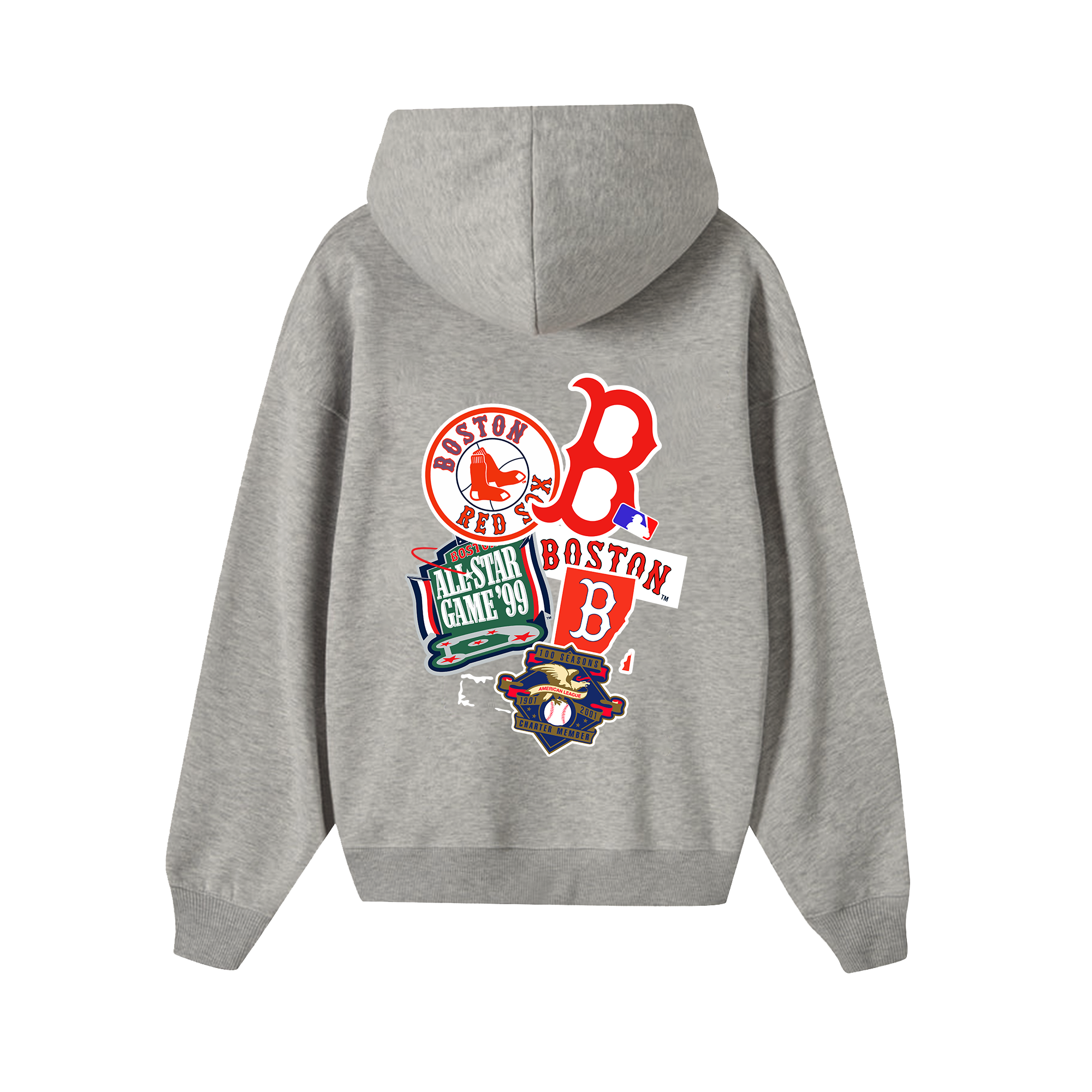 MLB Boston Red Sox Logo Red Hoodie