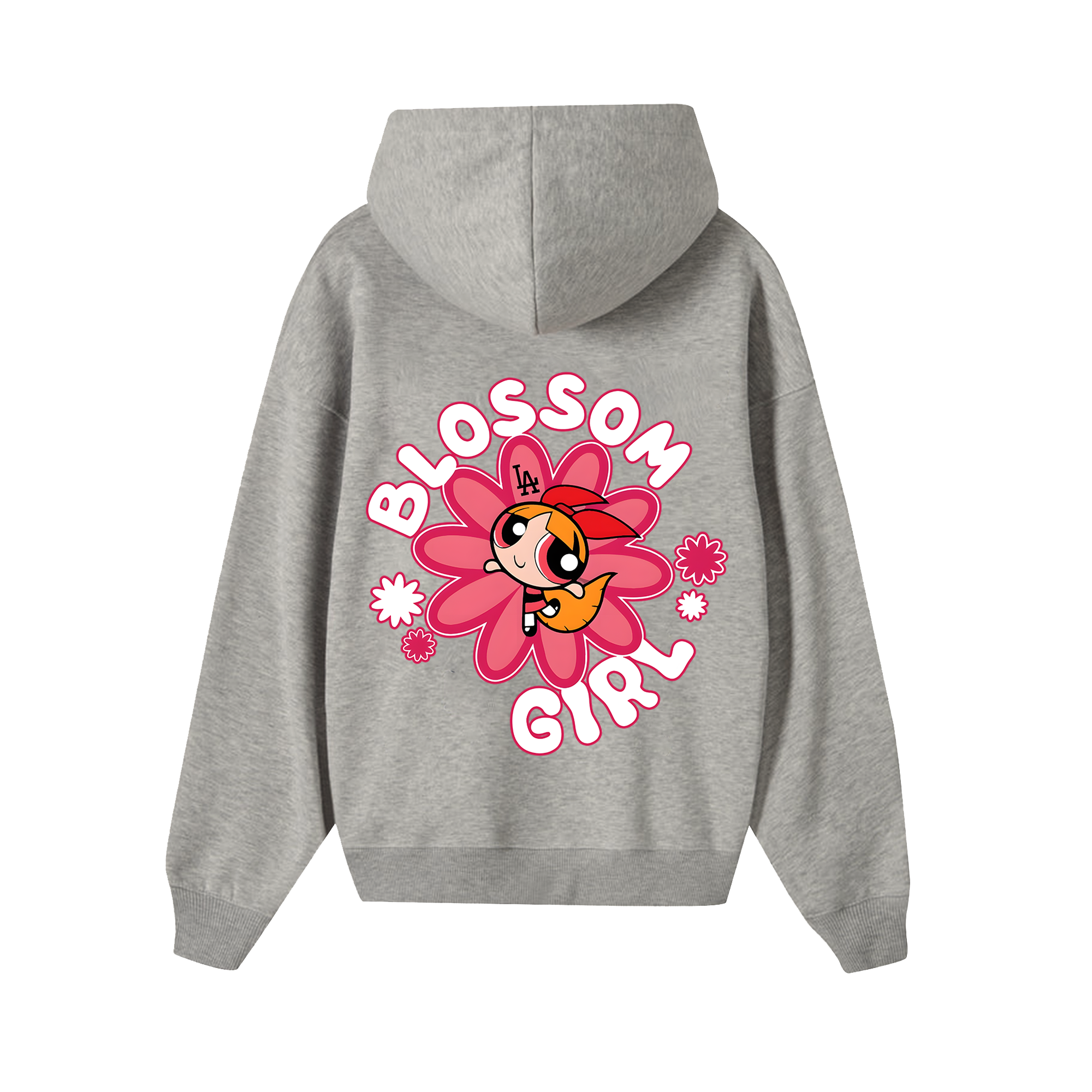 MLB Floral Pink Bubble Girl Hoodie