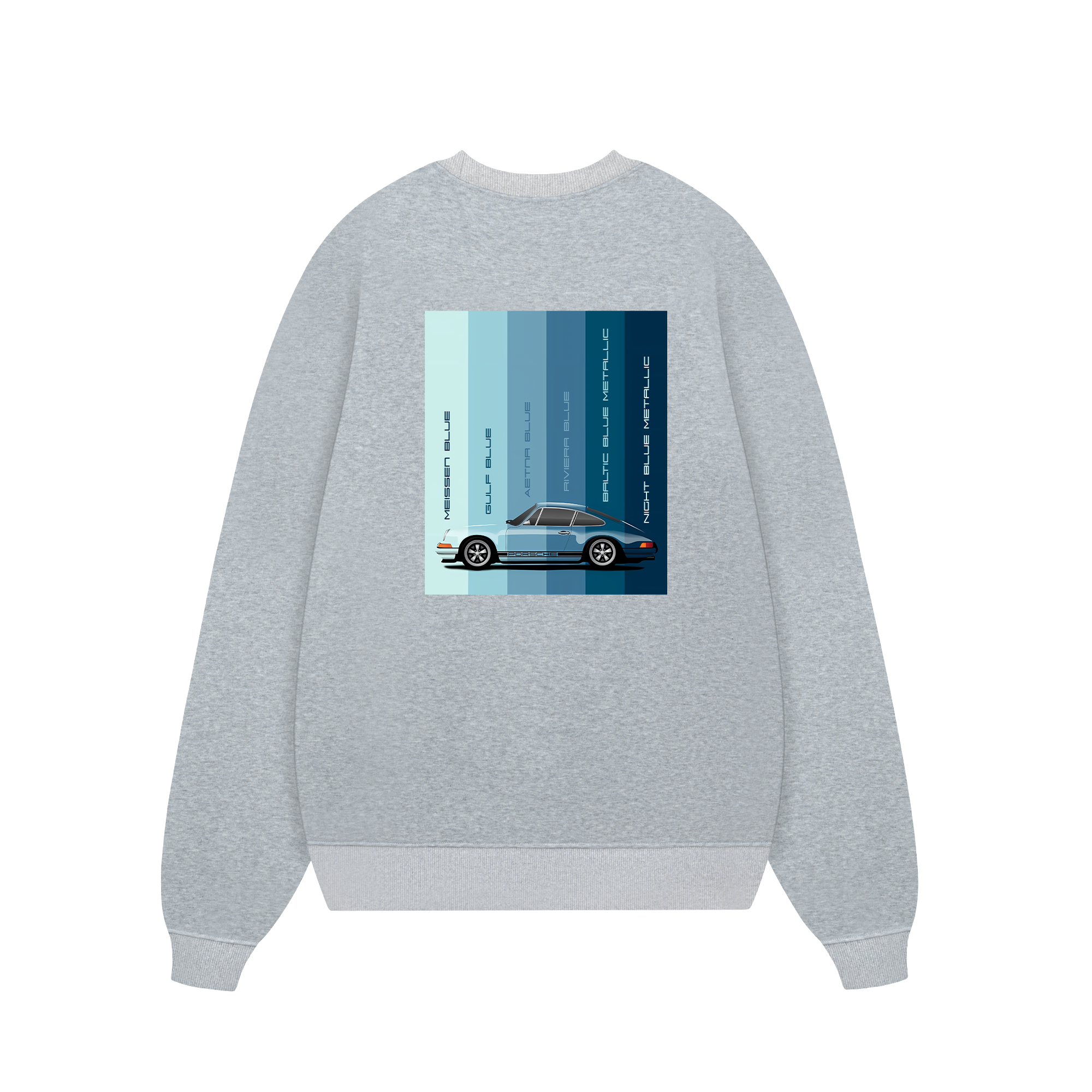 Porsche Blue Palettes Sweater