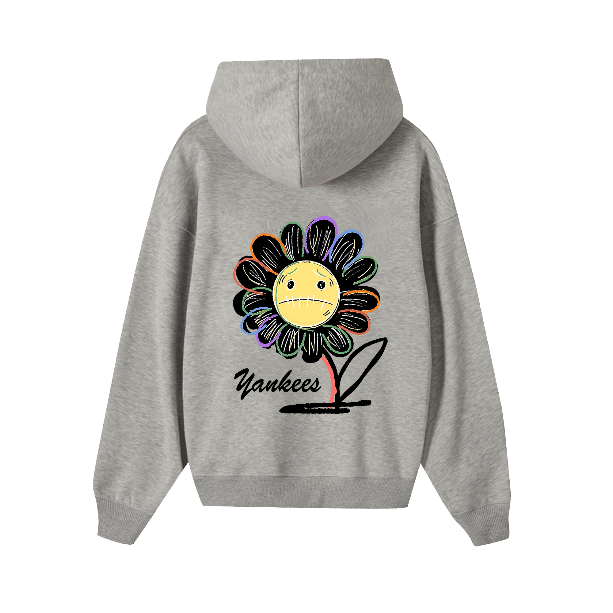 MLB Floral Smiley Flower Hoodie