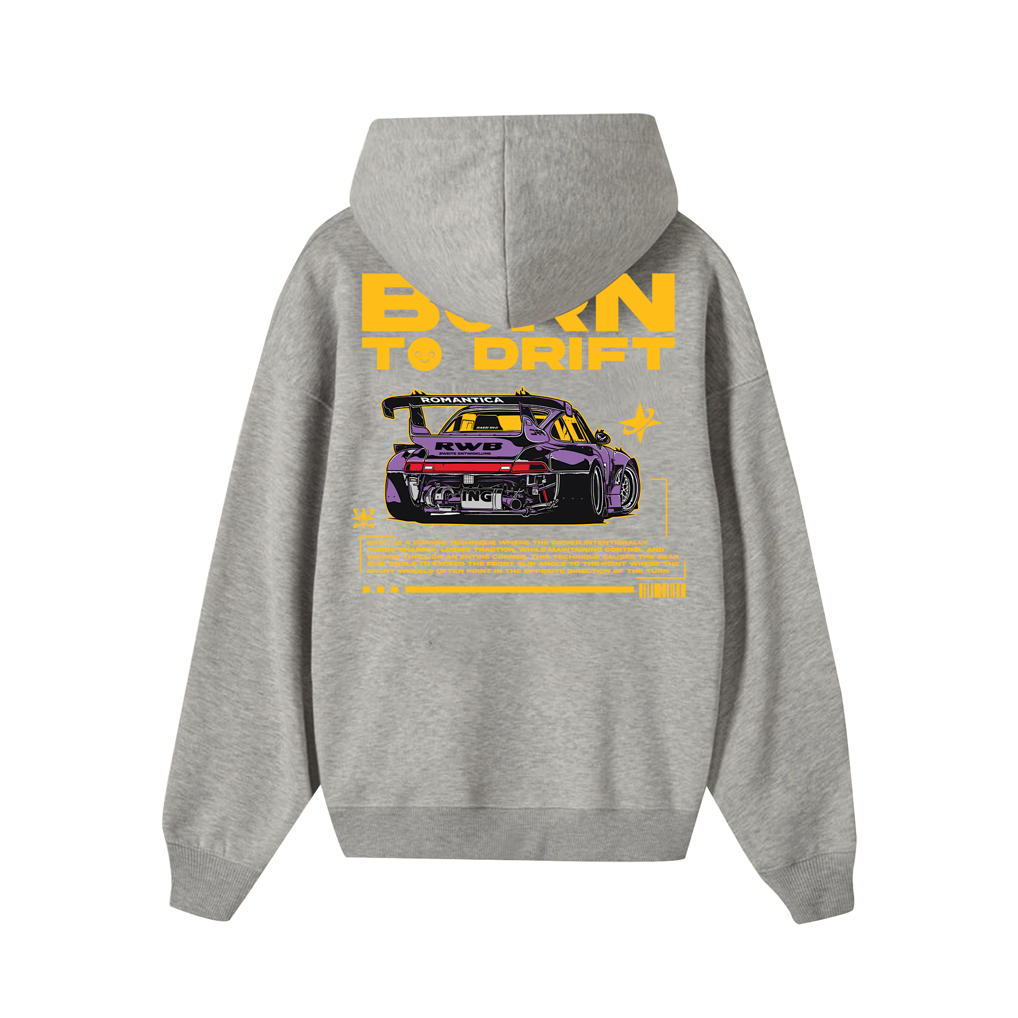 Porsche Born To Drift Hoodie