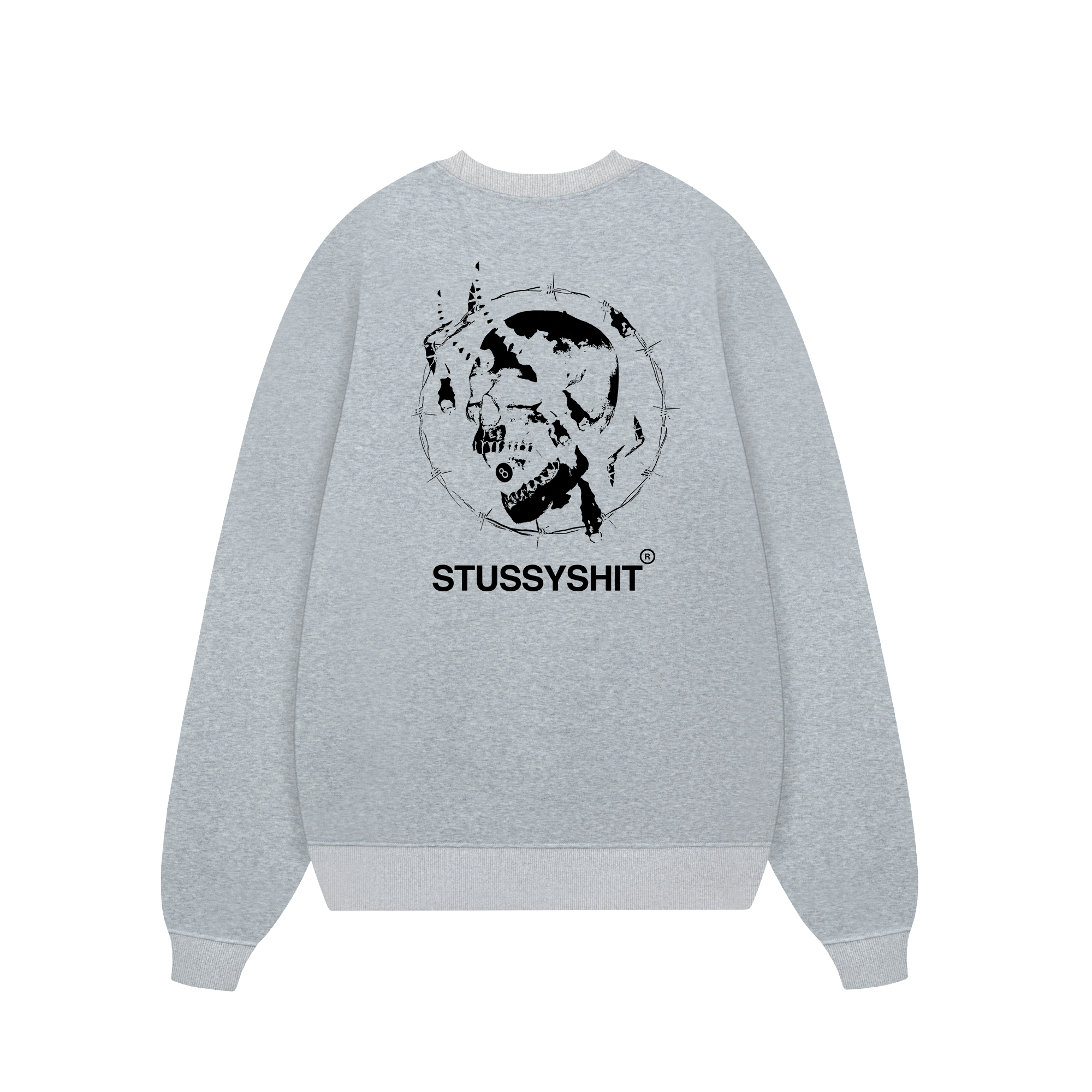 Stussy Inferno Skull Sweater