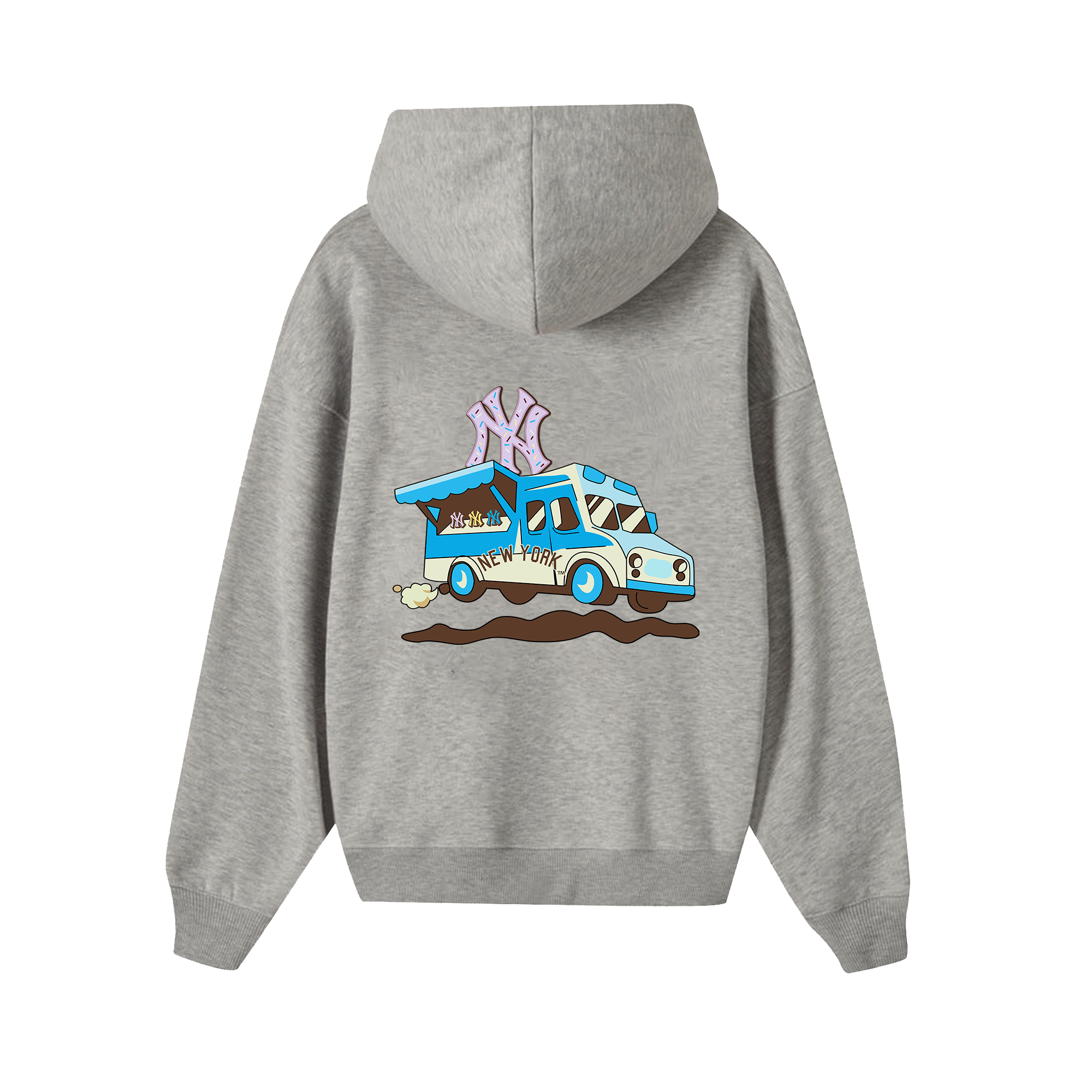 MLB New York Yankees Cute Truck Hoodie