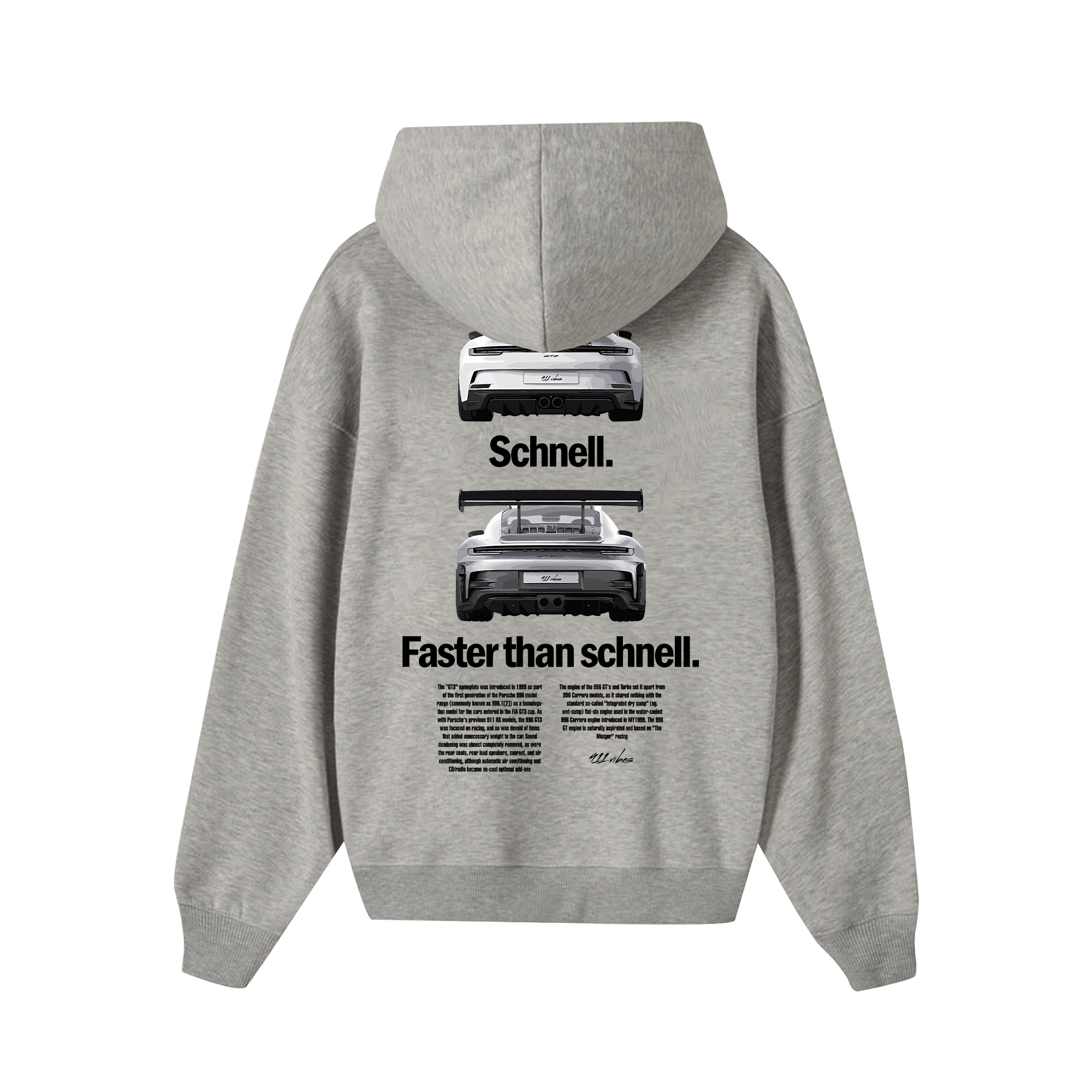 Porsche Faster Than Schnell Hoodie