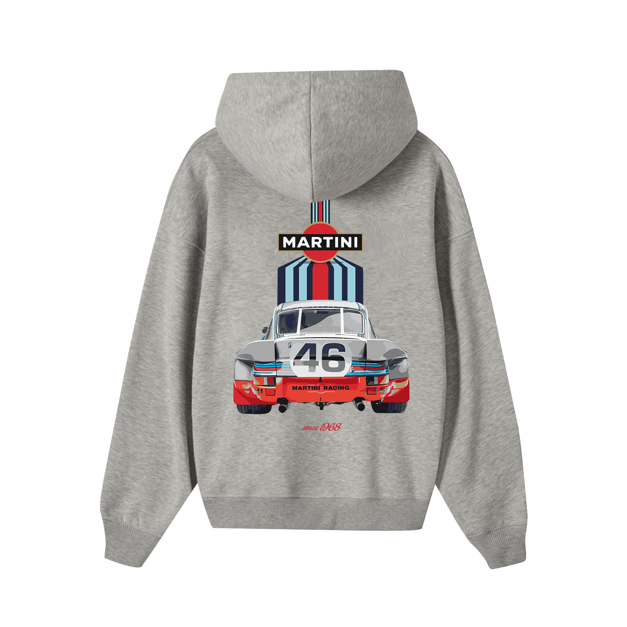 Porsche Martini Since 1968 Racing Hoodie