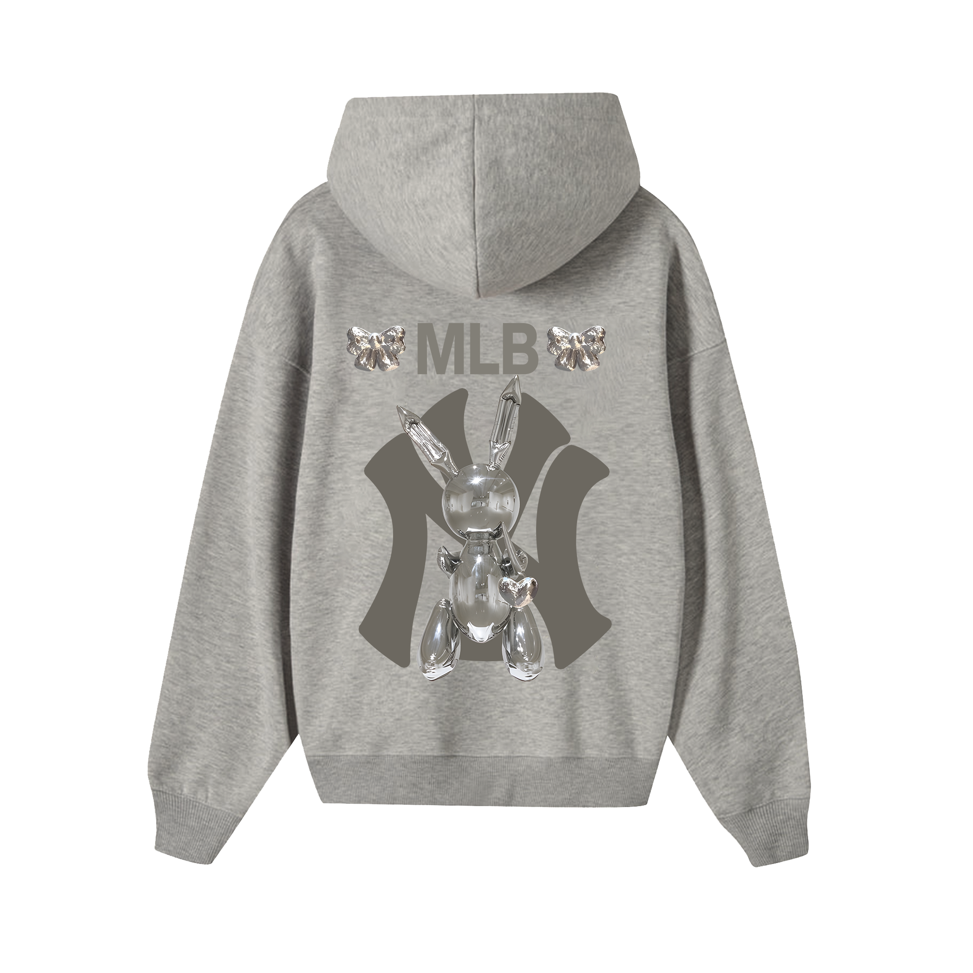 MLB Floral Silver Balloon Rabbit Hoodie