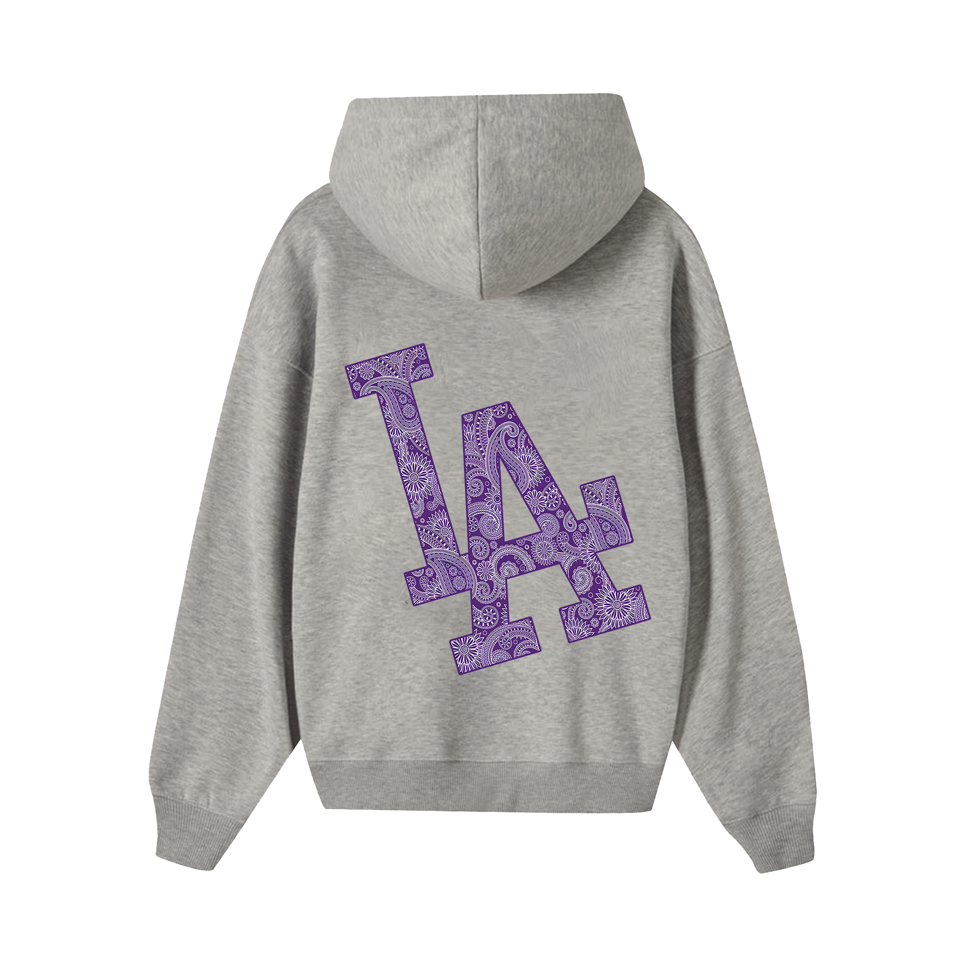 MLB Floral Purple Bandana Hoodie