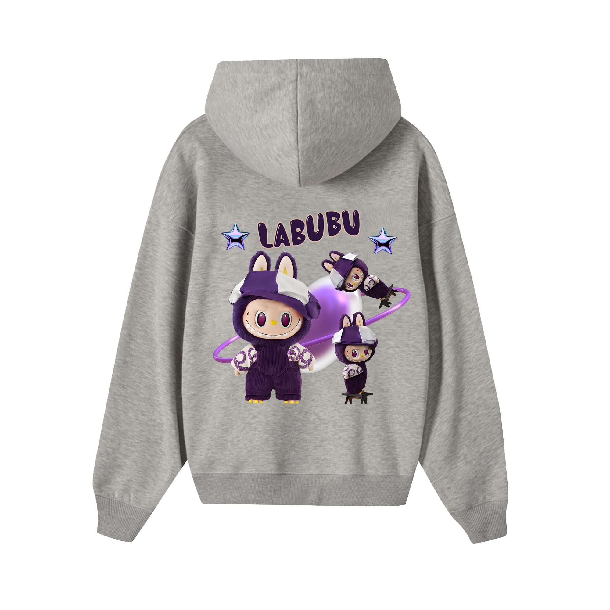 Labubu Purple Planet Hoodie