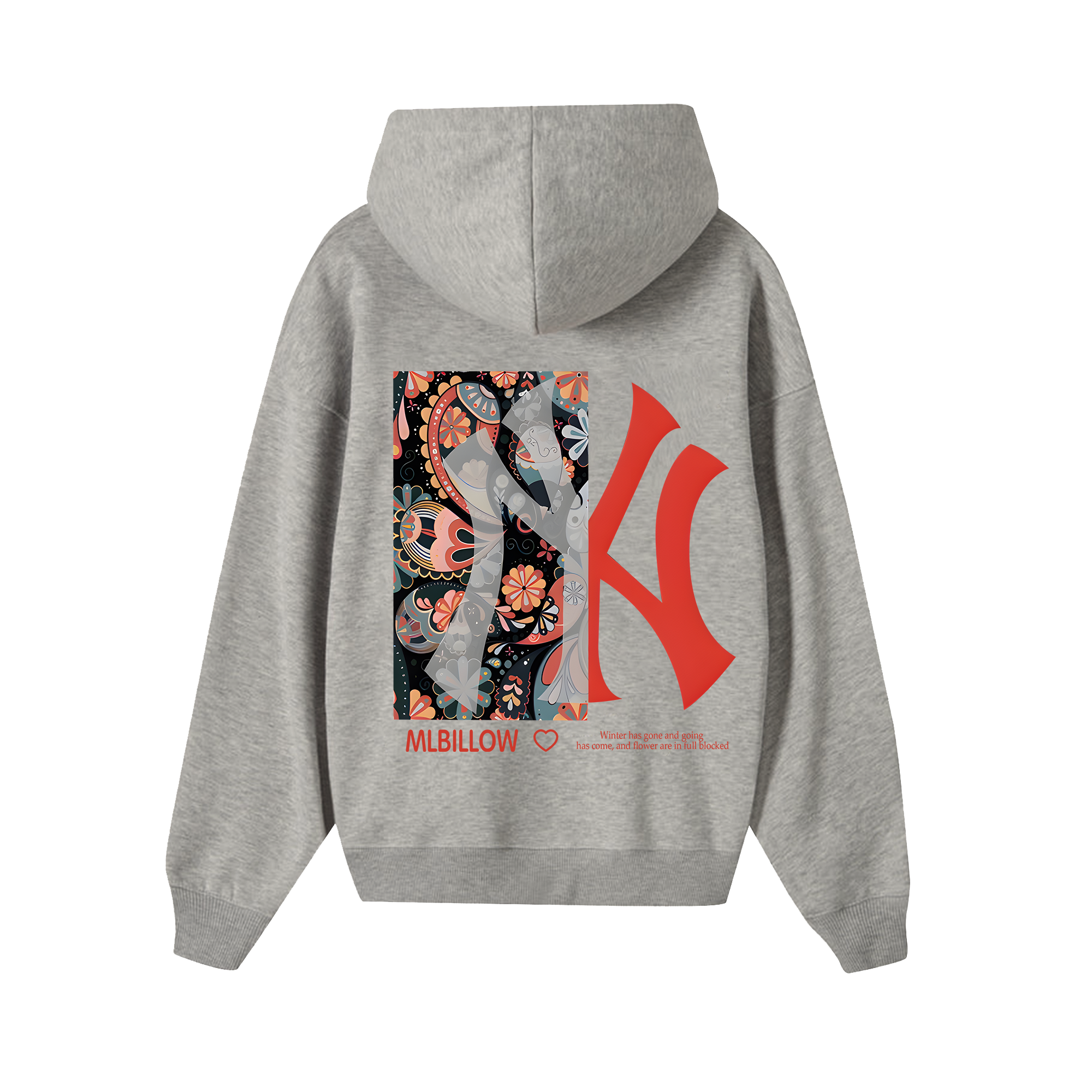 MLB Floral Red Flower MLBILLOW Hoodie