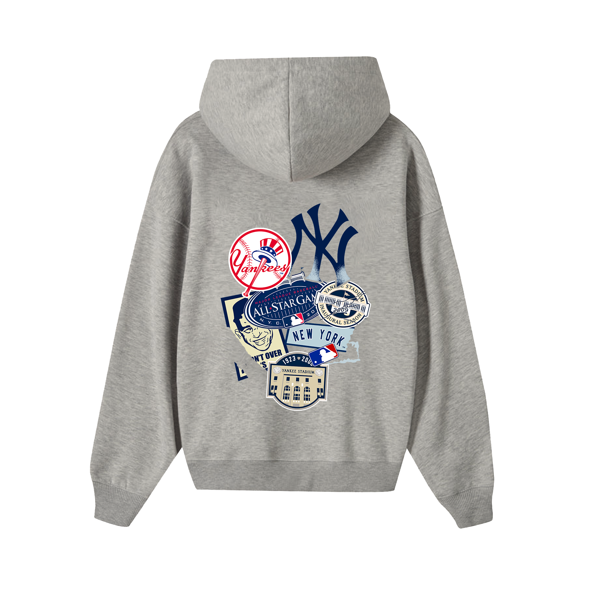 MLB New York Yankees Logos History Hoodie