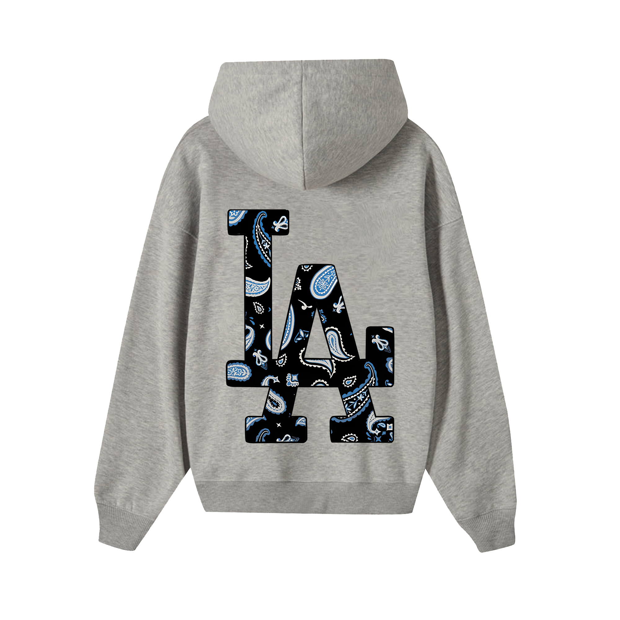 MLB Floral Blue Bandana Hoodie