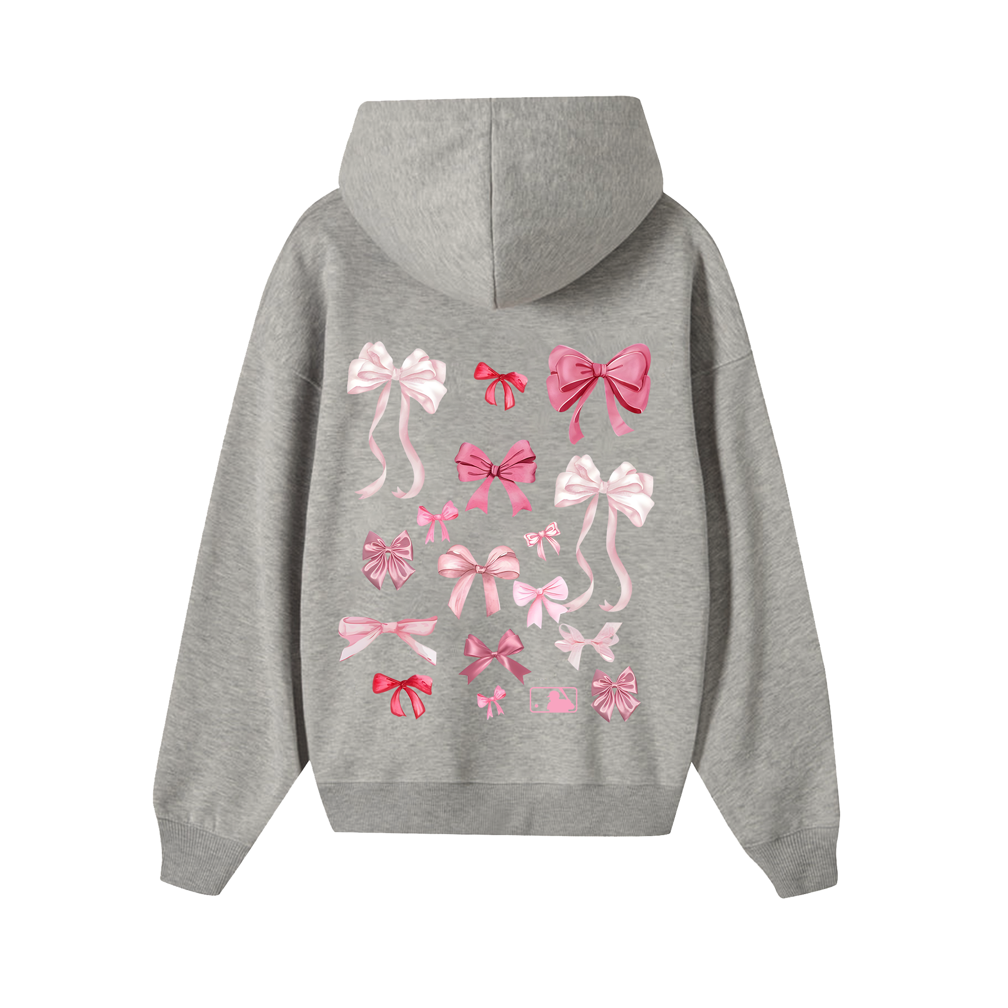 MLB Floral Pink Ribbon Y2K  Hoodie