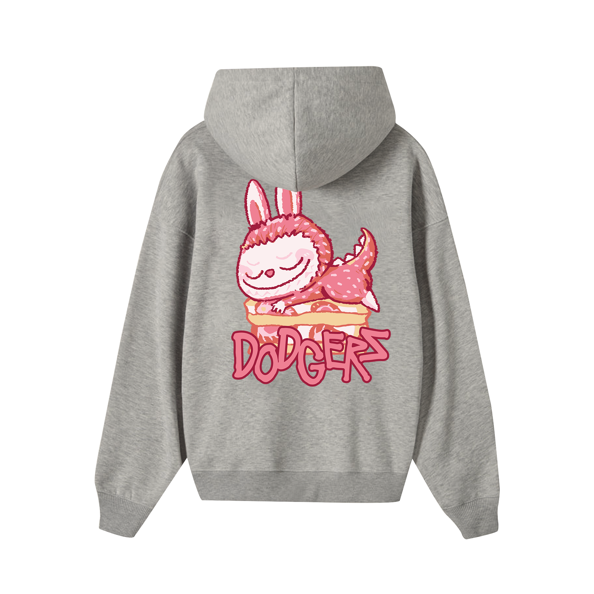 MLB Labubu Strawberry Dodgers Hoodie