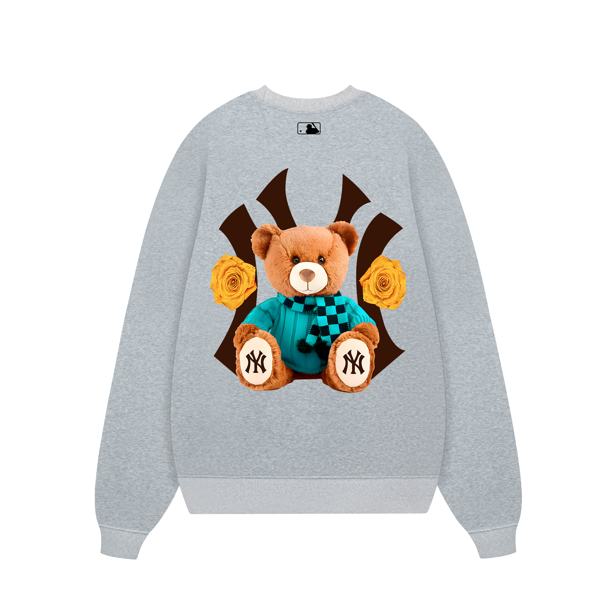 MLB Floral Teddy Bear Sweater