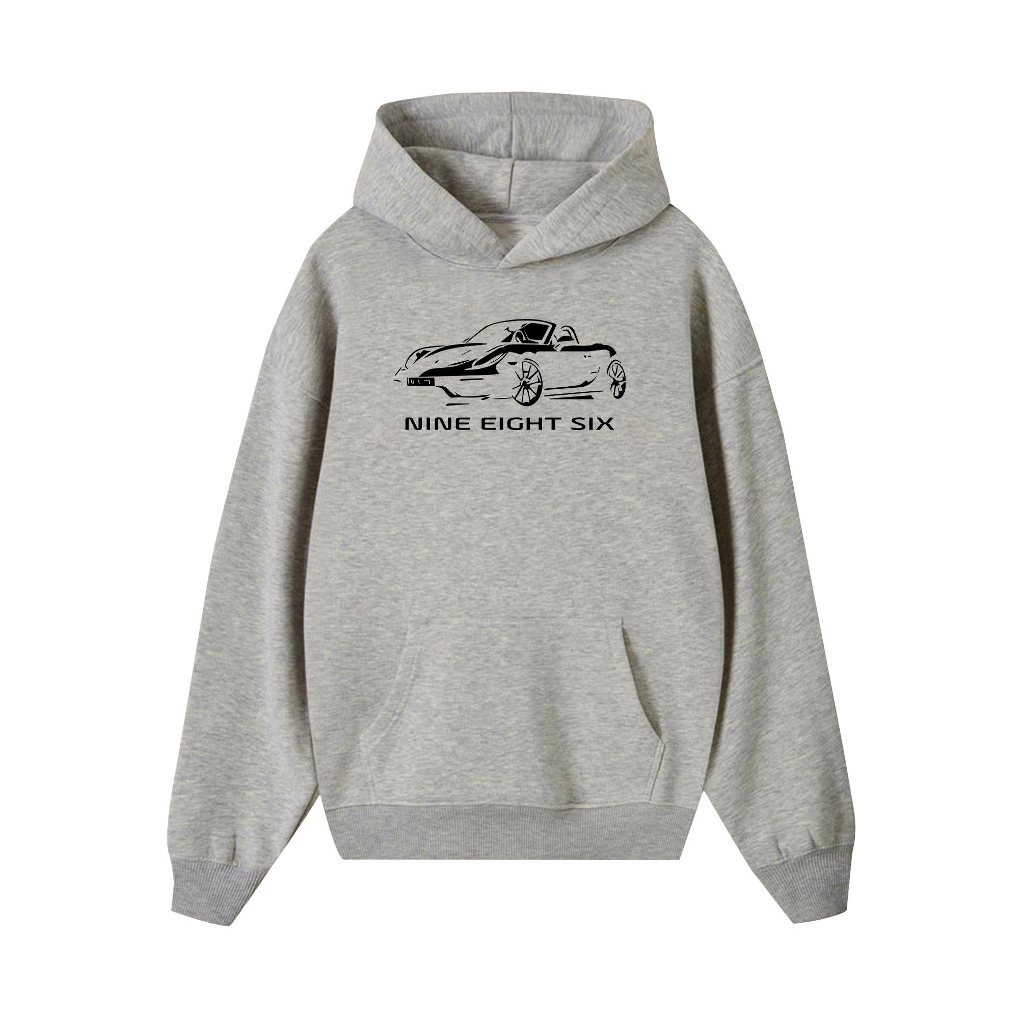 Porsche Nine Eight Six Basic Hoodie