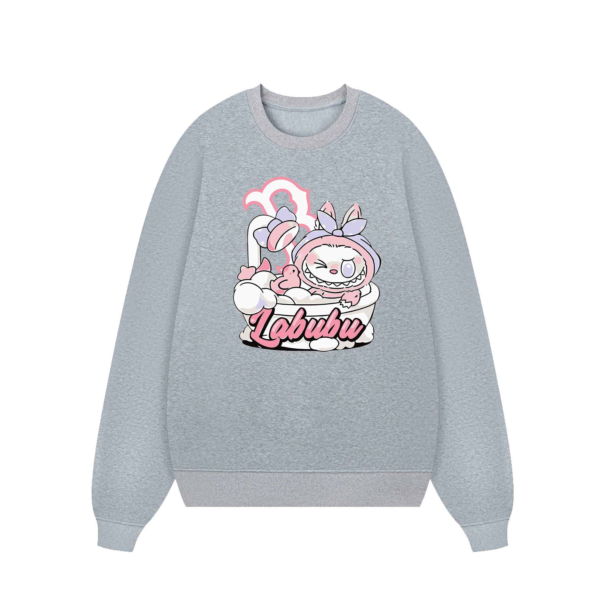 MLB Labubu Pink Shower Boston Sweater