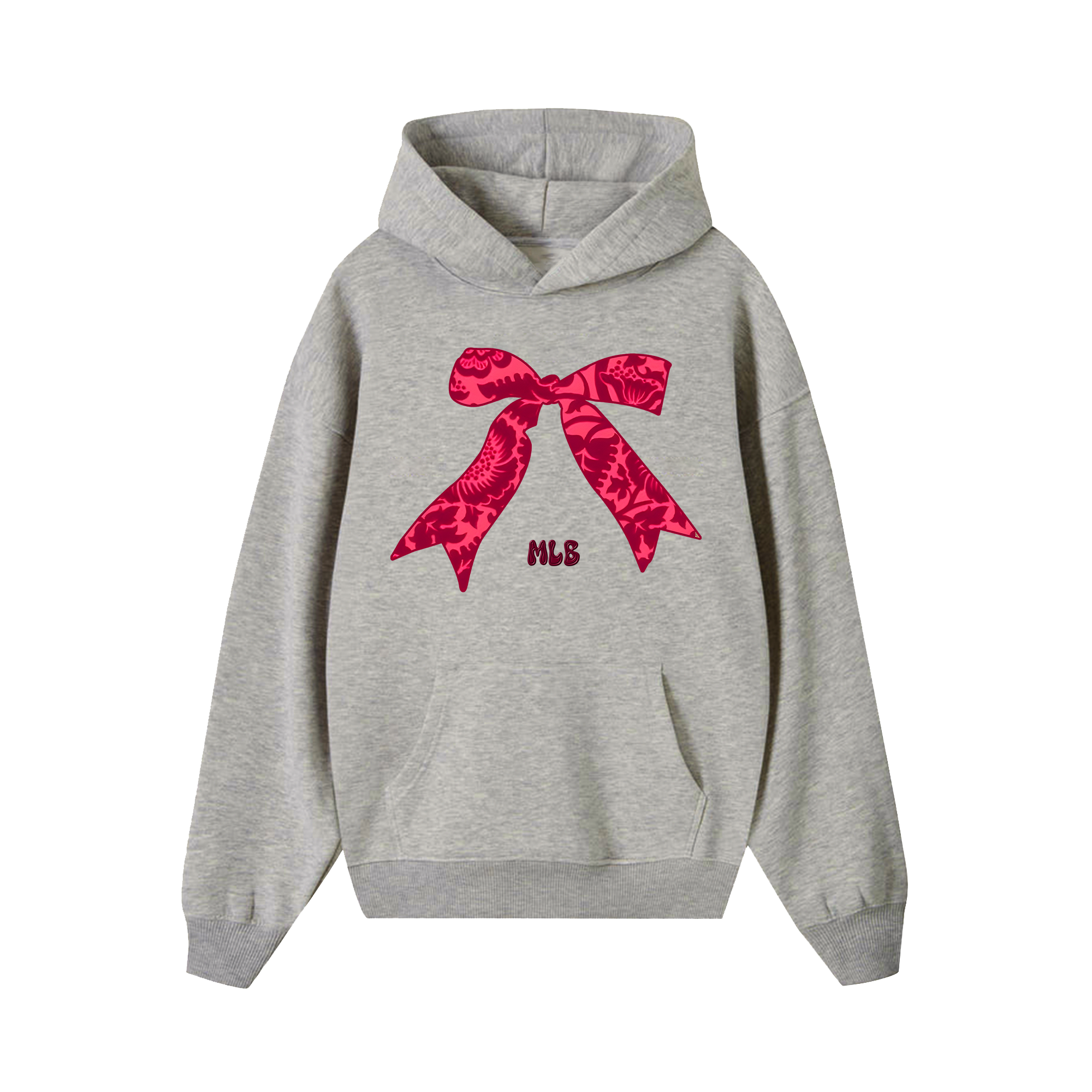 MLB Floral Coquette Pink Hoodie