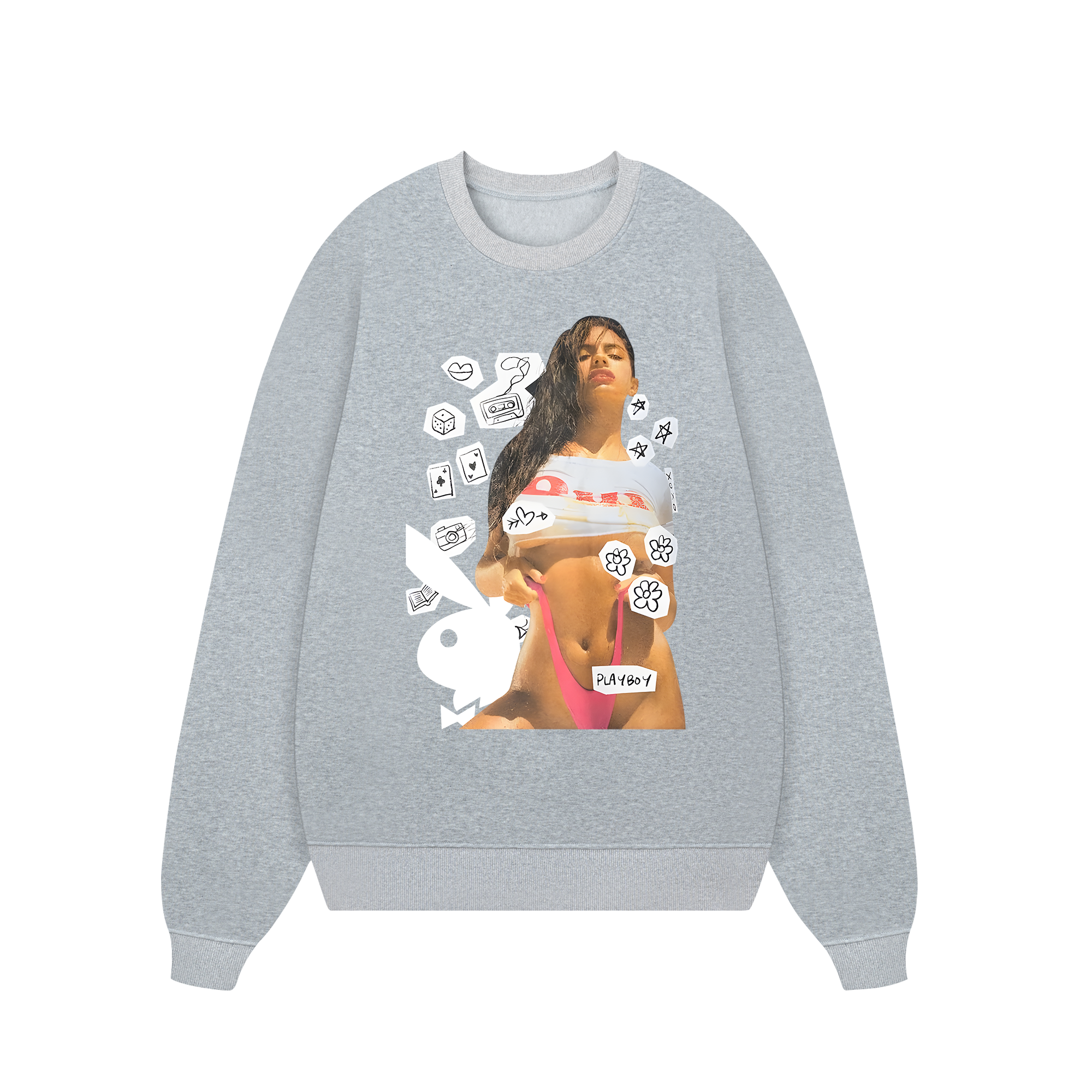 Play Boy Doodles Girl Sweater