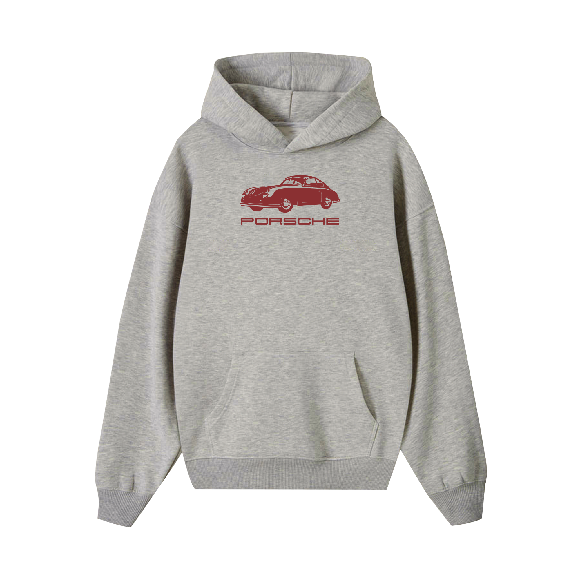 Porsche 356 Scale In Feet Hoodie