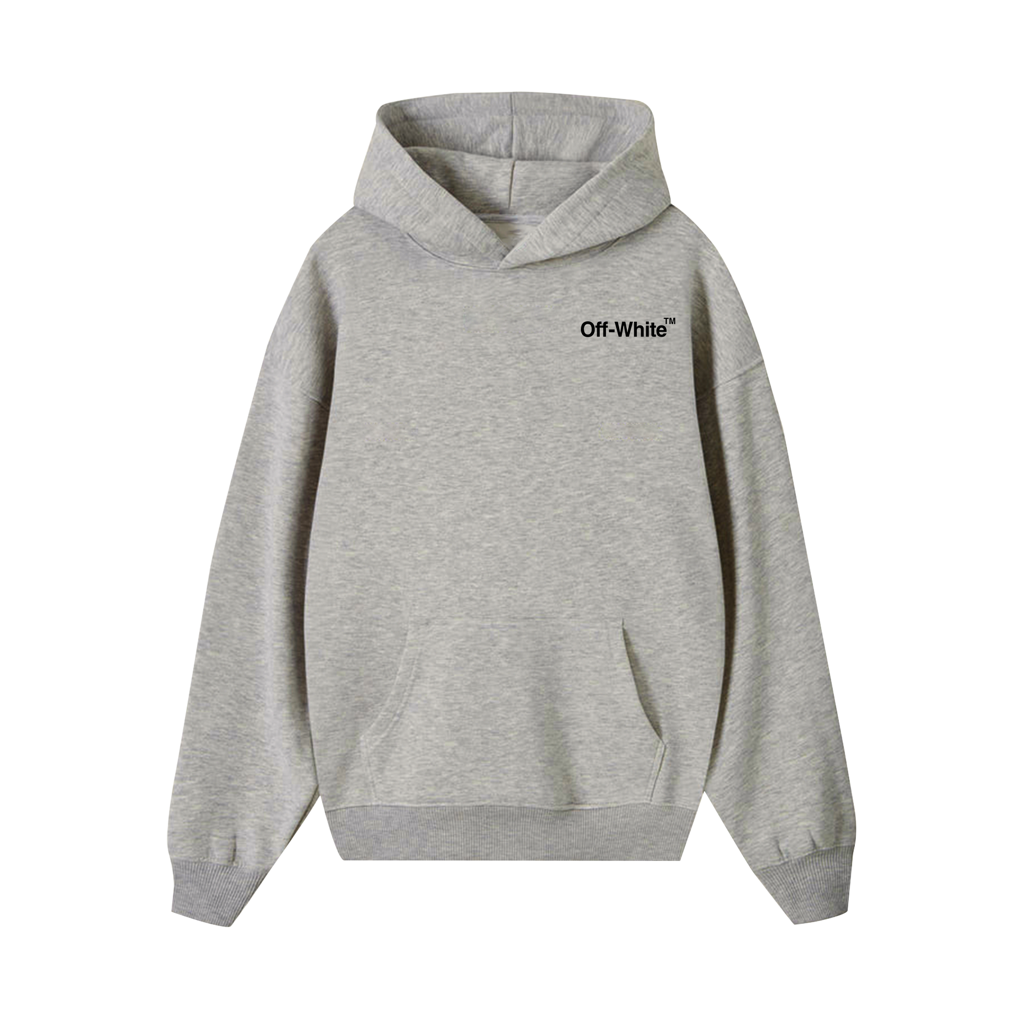 Off White Basic Logo Hoodie