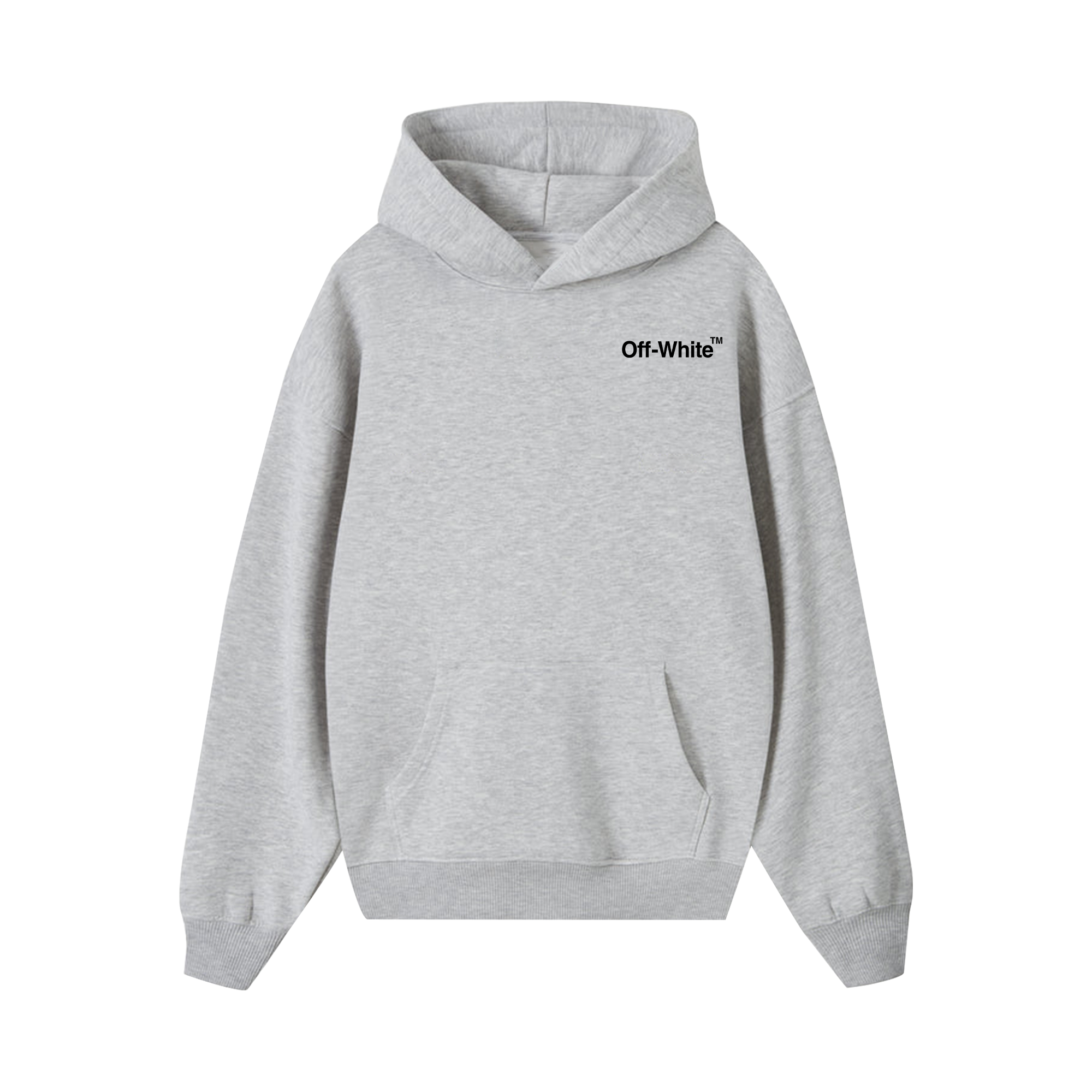 Off White Basic Logo Hoodie