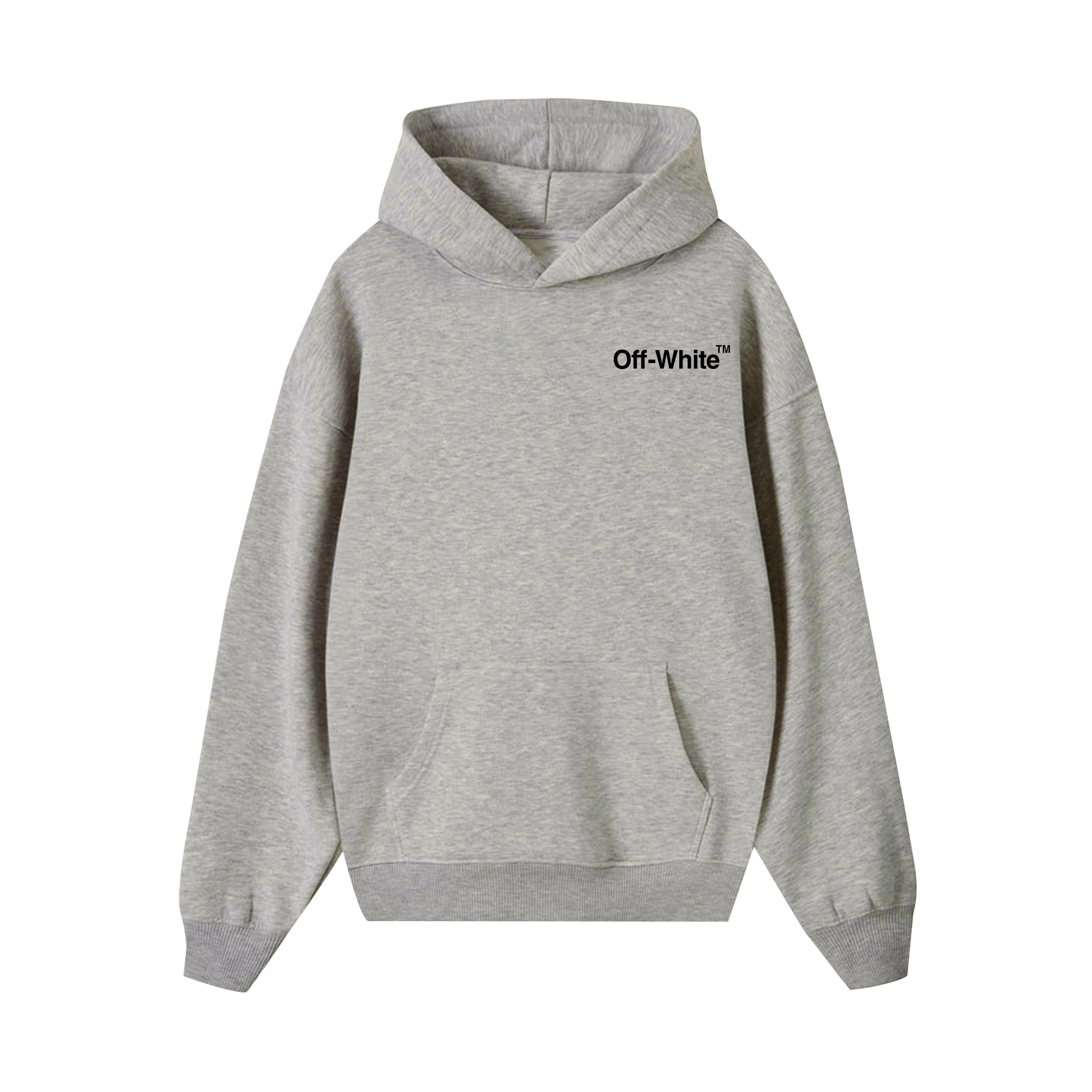 Off White Glich Logo Hoodie