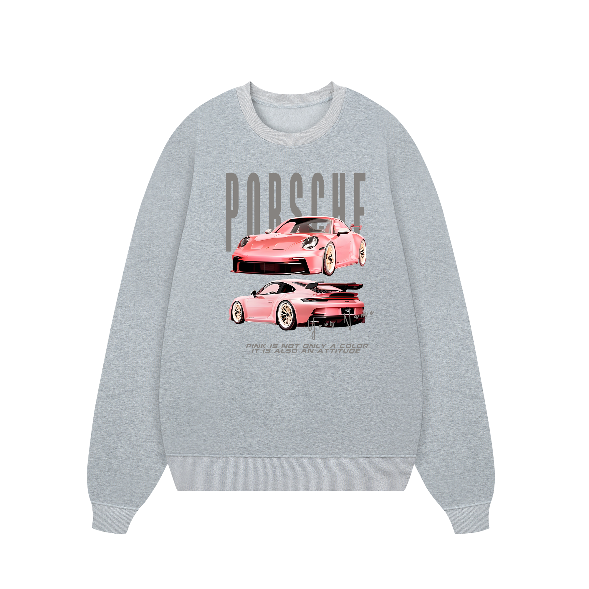 Custom Car Porsche Pink Is Also An Attitude Sweater