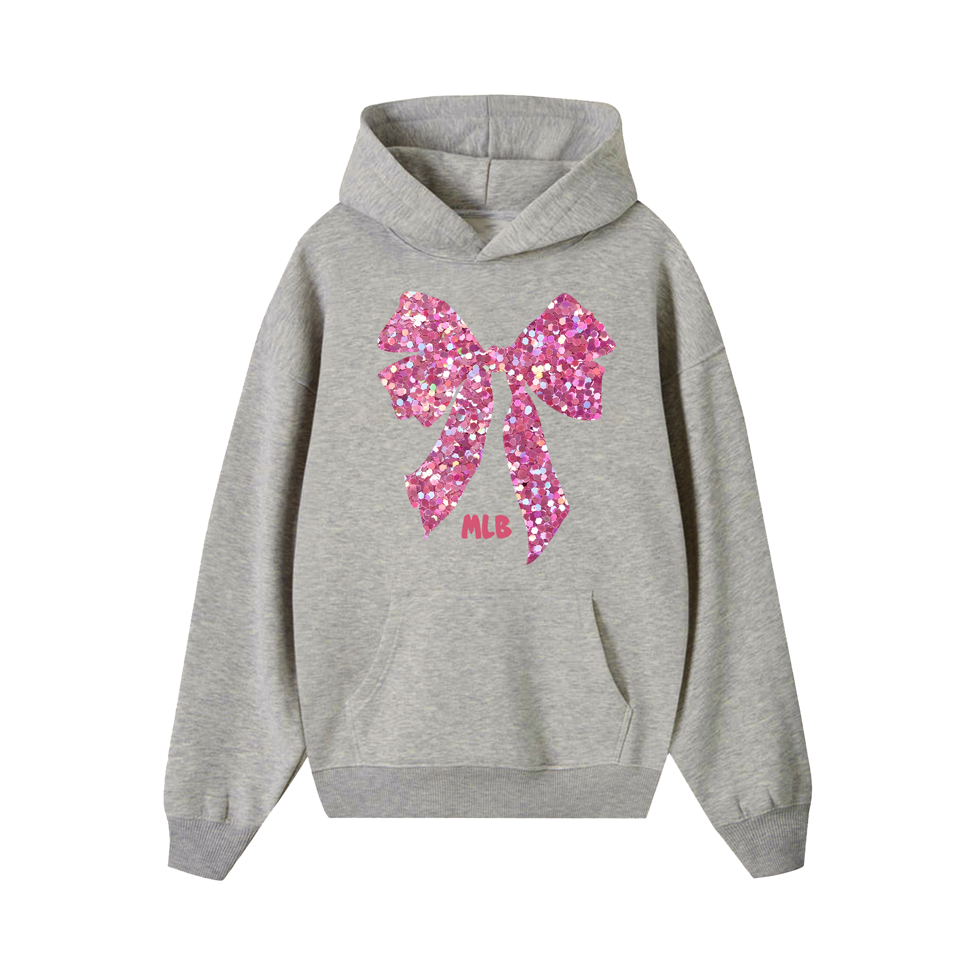 MLB Floral Gliiter Ribbon Hoodie