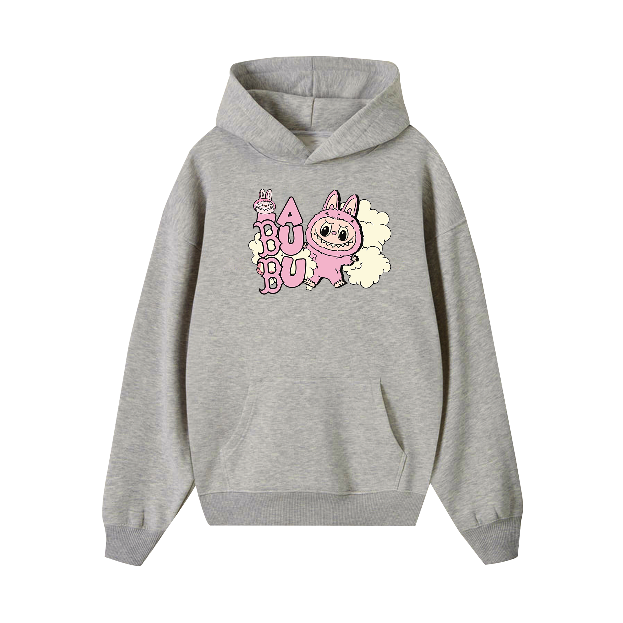 MLB Labubu Pink Cloudy Boston Hoodie