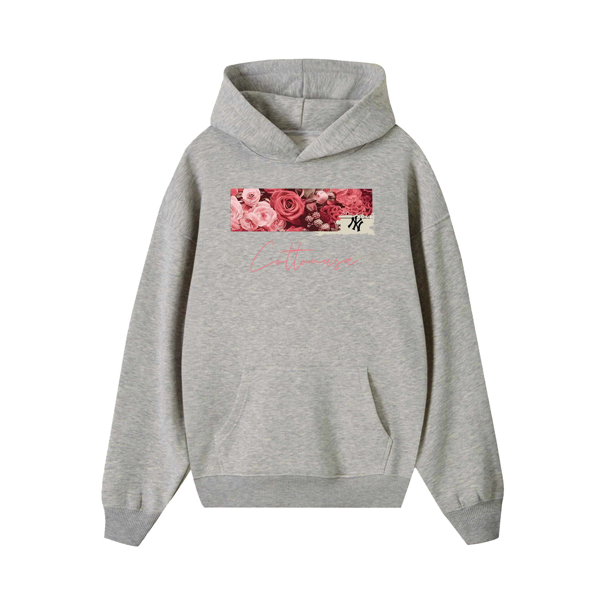 MLB Floral Rose Logo Retro Hoodie