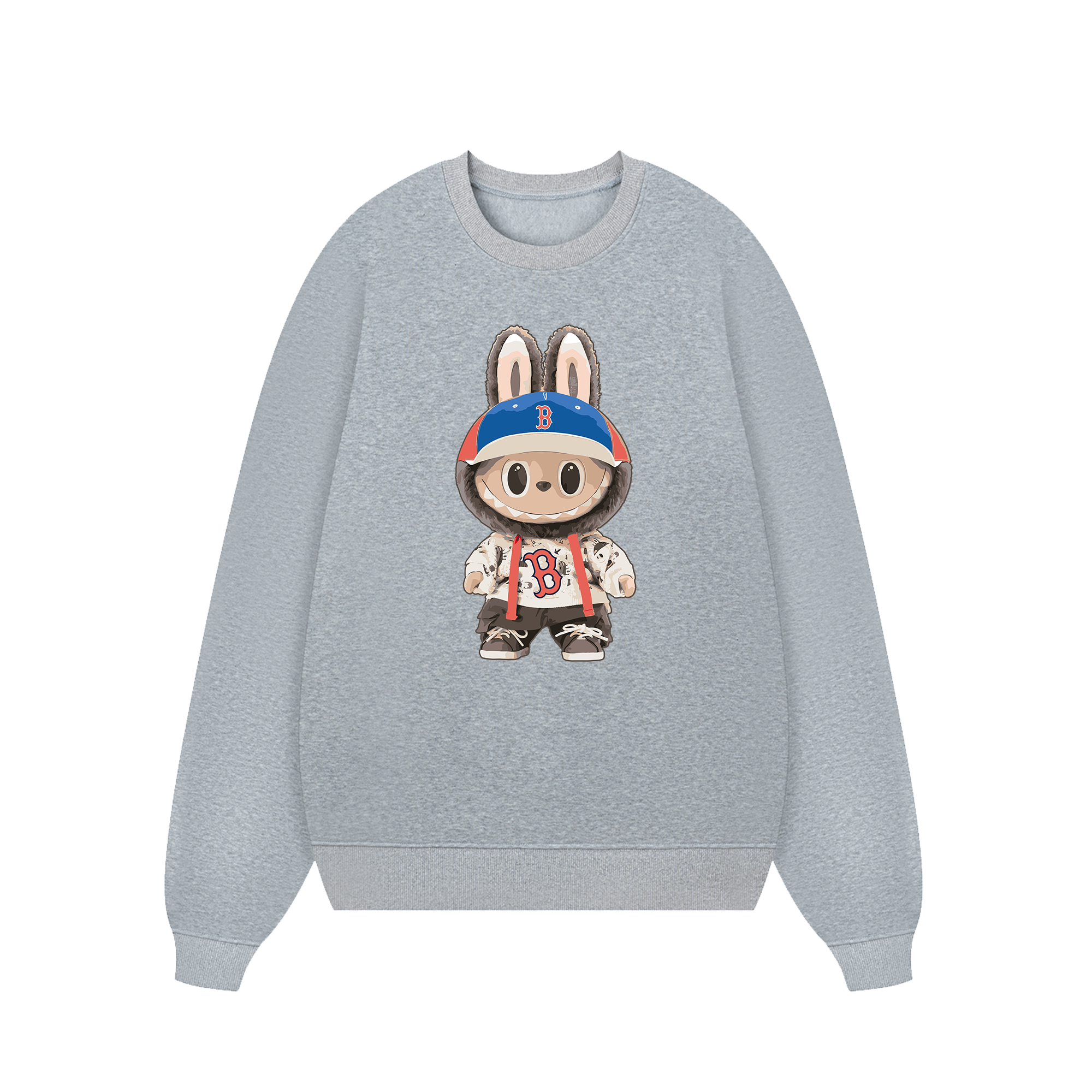 MLB Labubu Hip Hop Boston Sweater