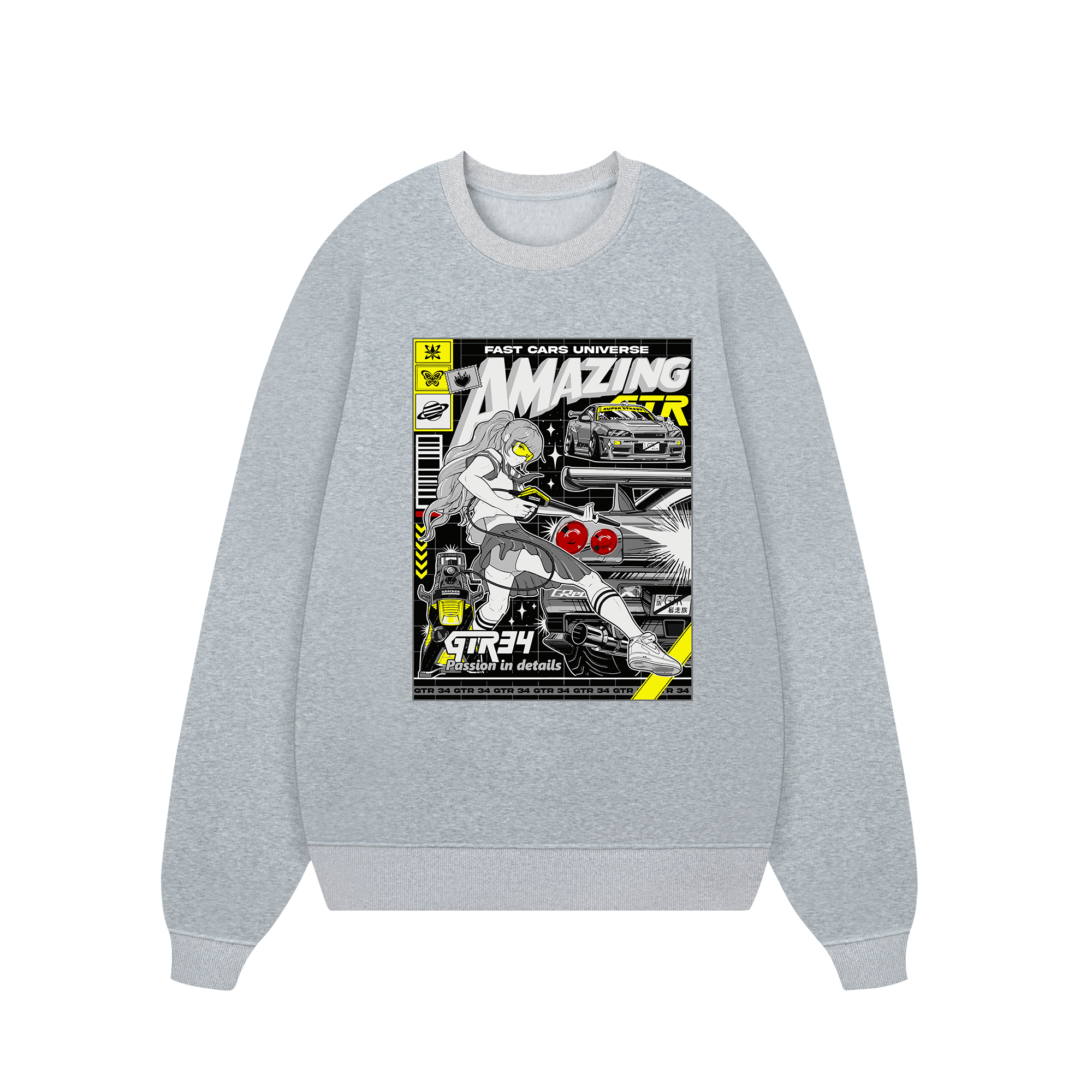 Porsche Fast Cars Universe Sweater